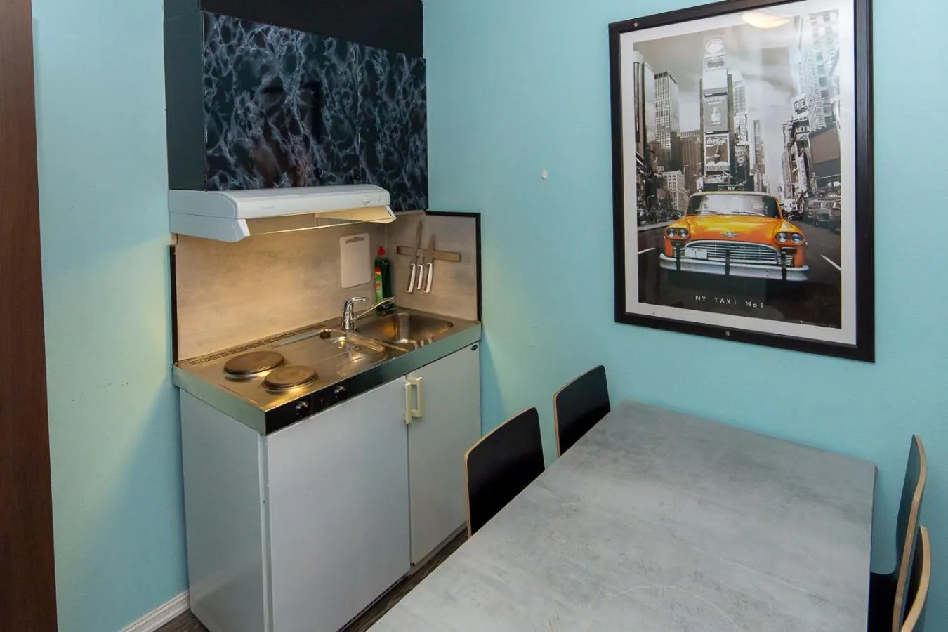 Kitchen or kitchenette in Pensjonat Jarlen