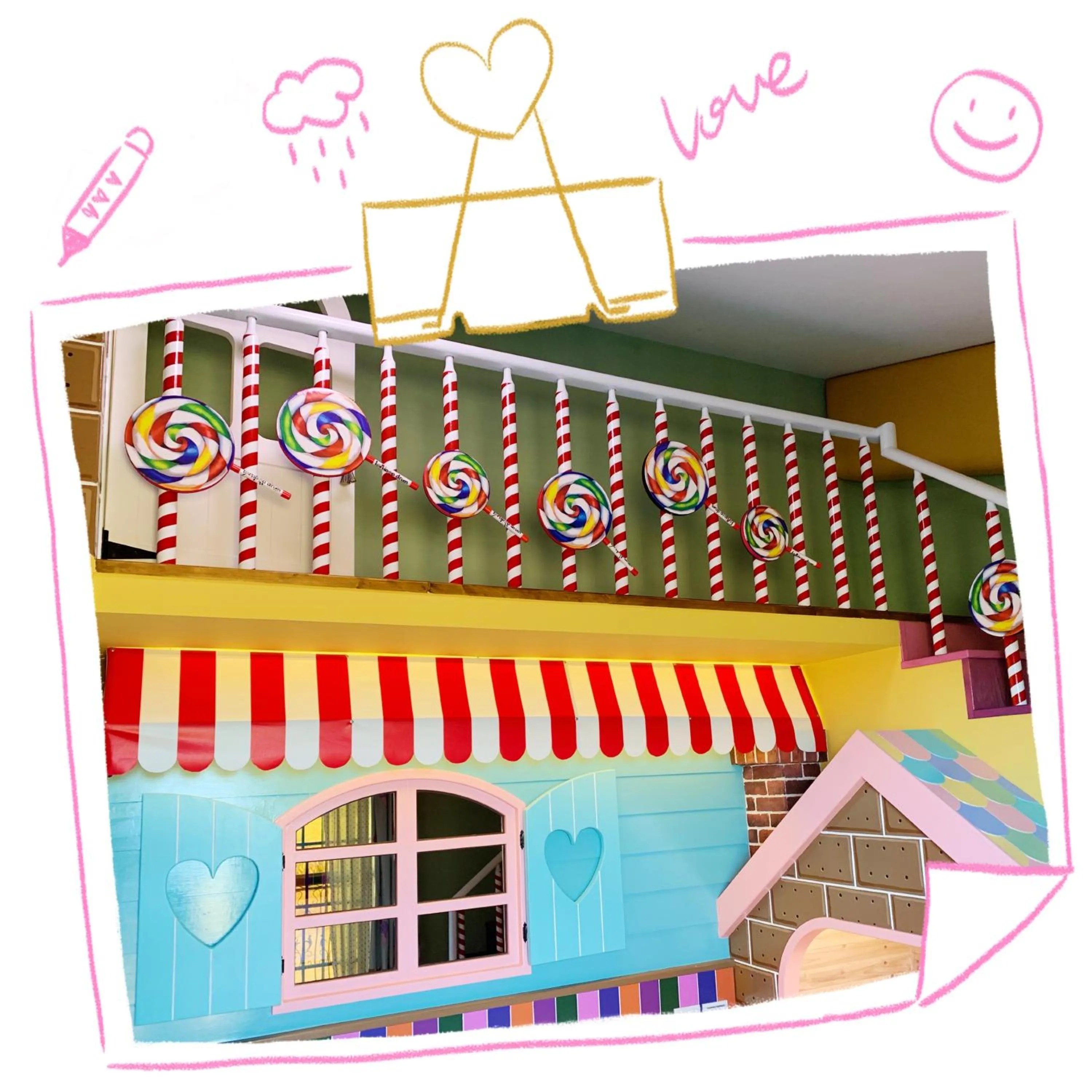 Decorative detail in Hi Kids B&B