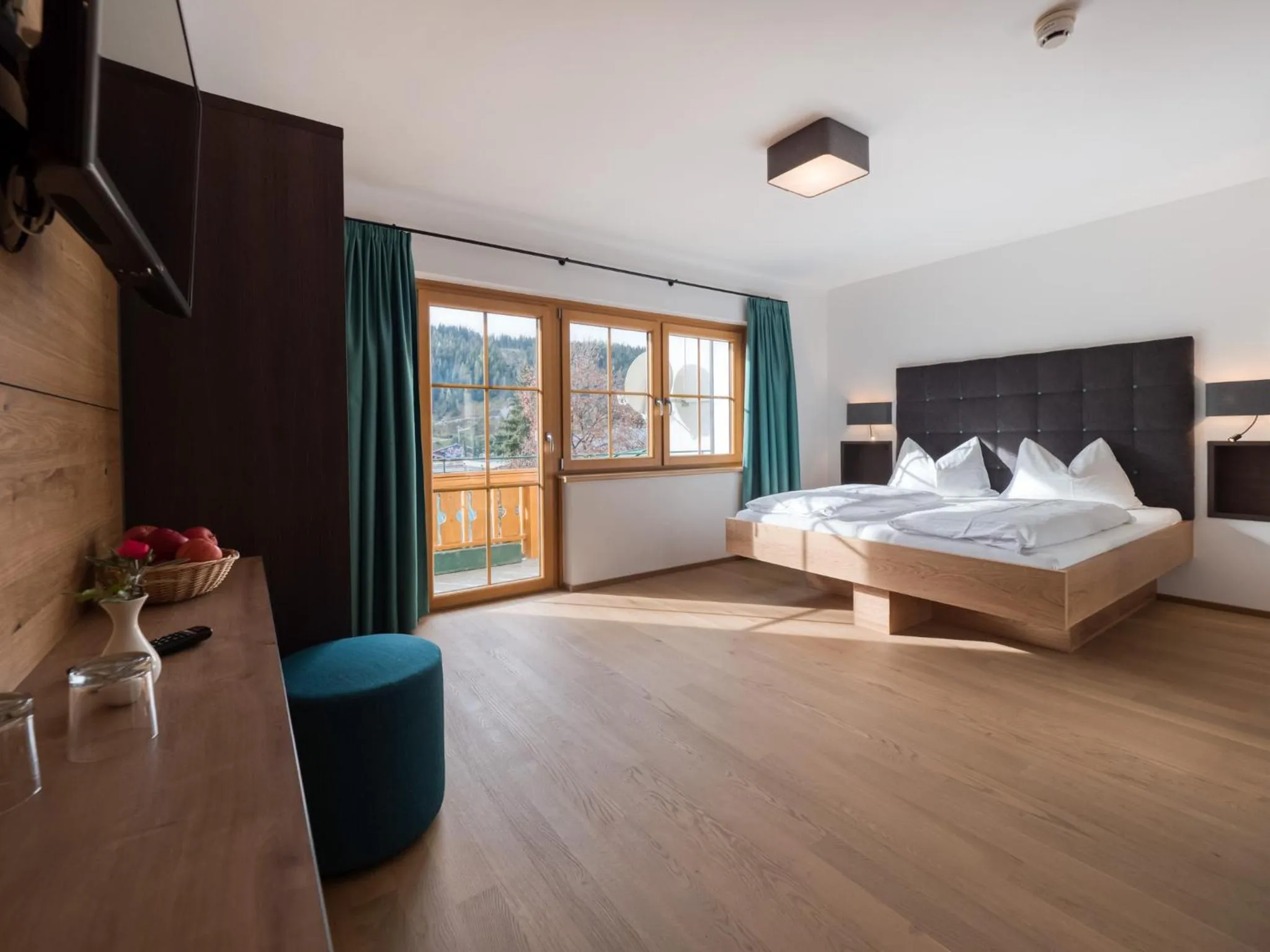 Bed in Hotel Matschner