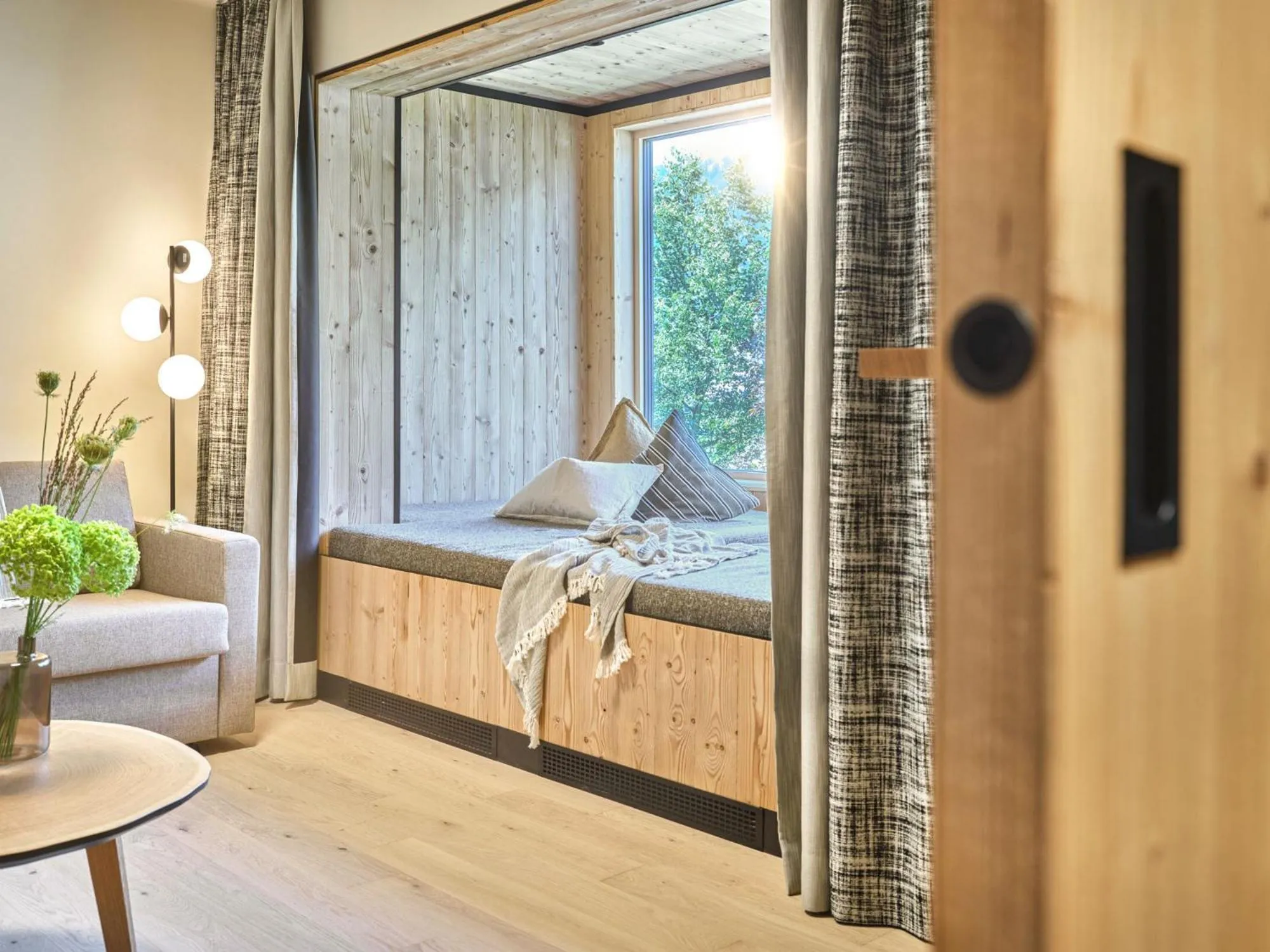 Bed in Hotel Matschner