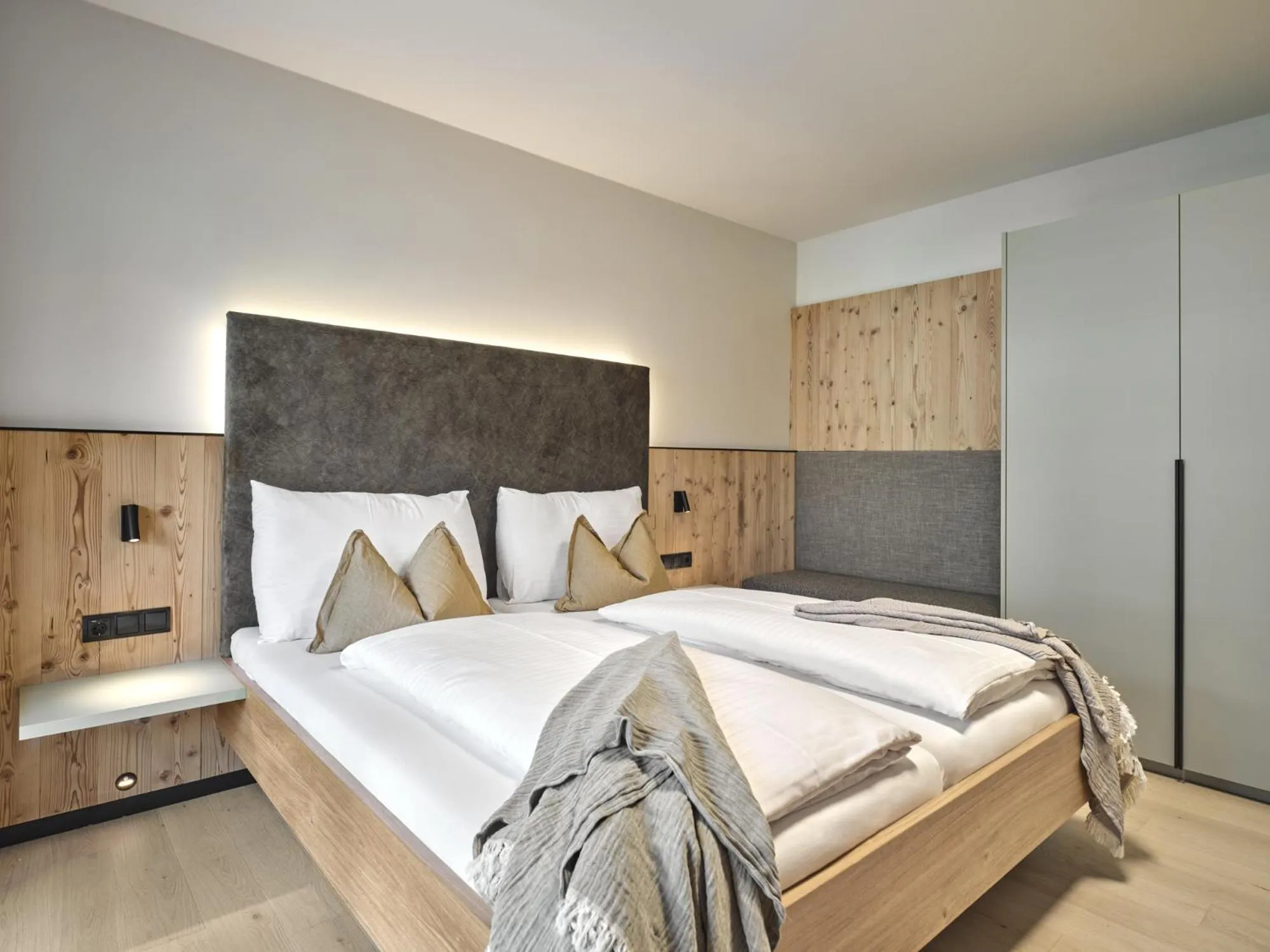 Bed in Hotel Matschner