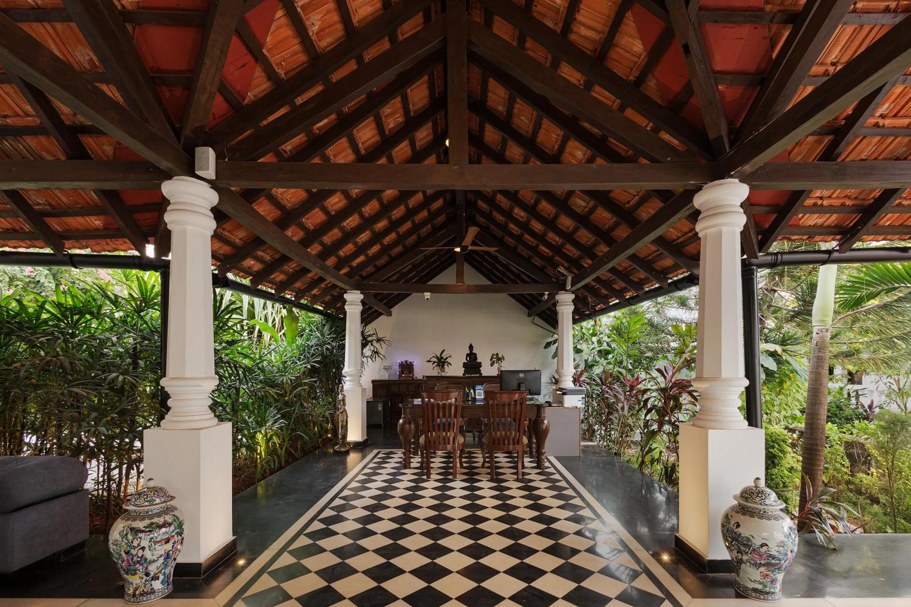 Lobby or reception in Casa Ahaana Resort Vagator, By Lavin Hotels