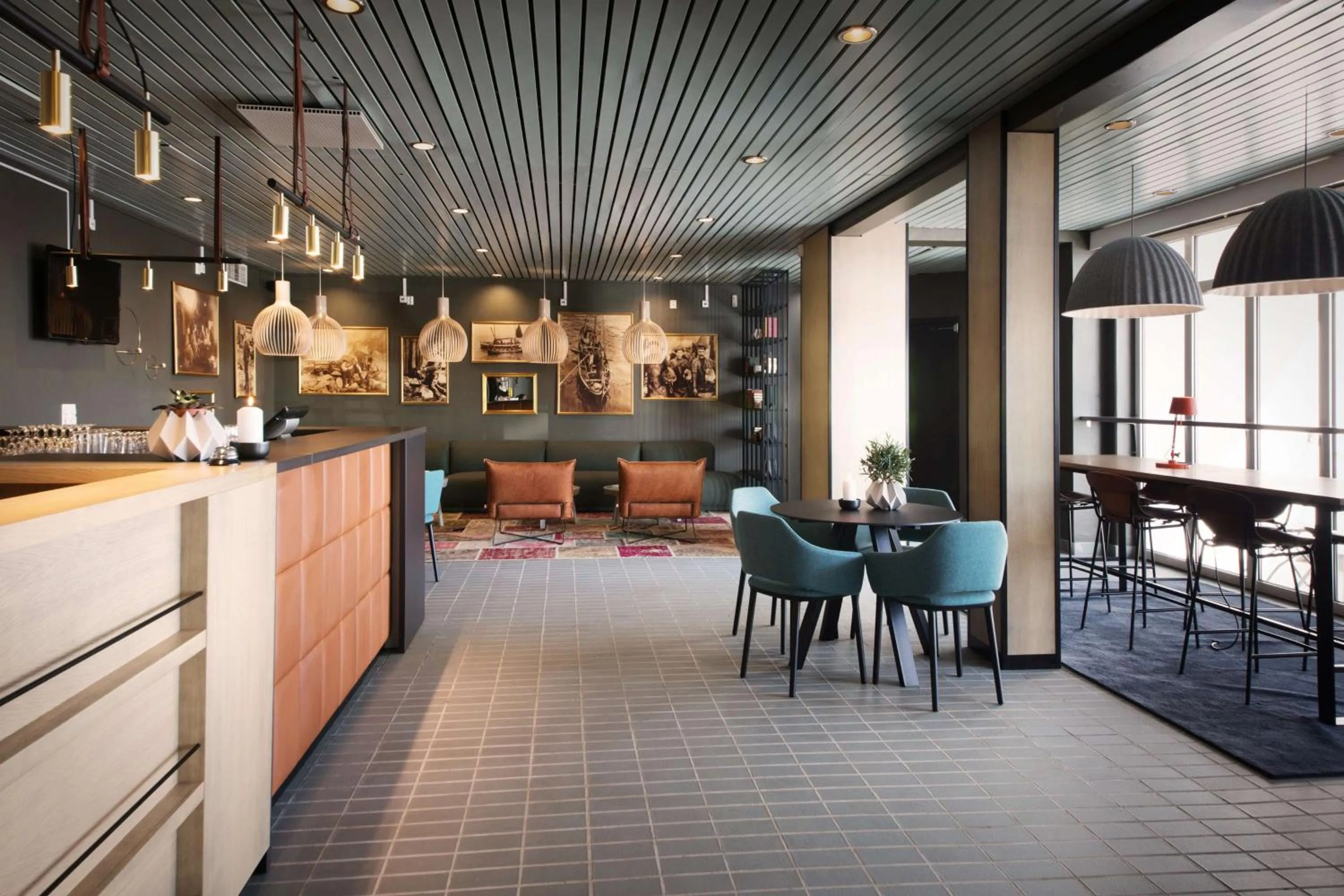Lobby or reception in Scandic Vestfjord Lofoten
