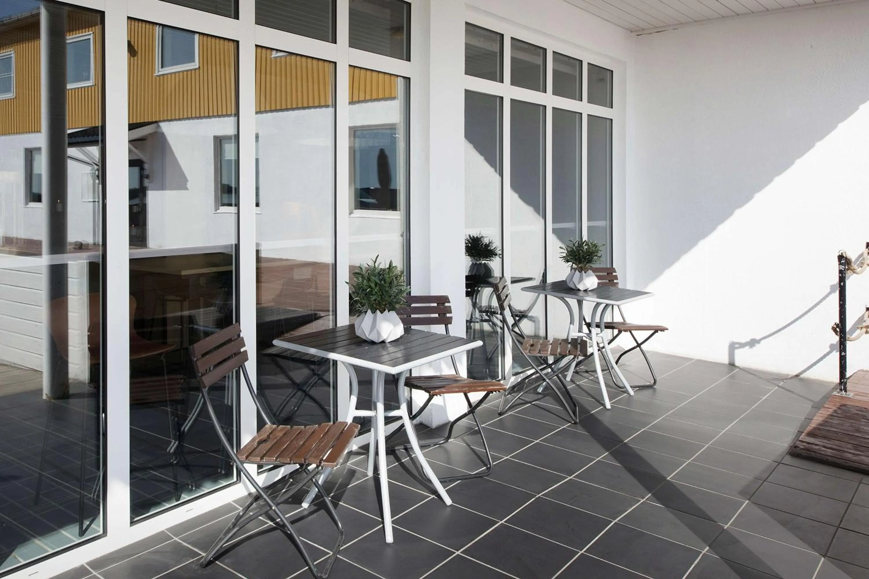 Patio in Scandic Vestfjord Lofoten