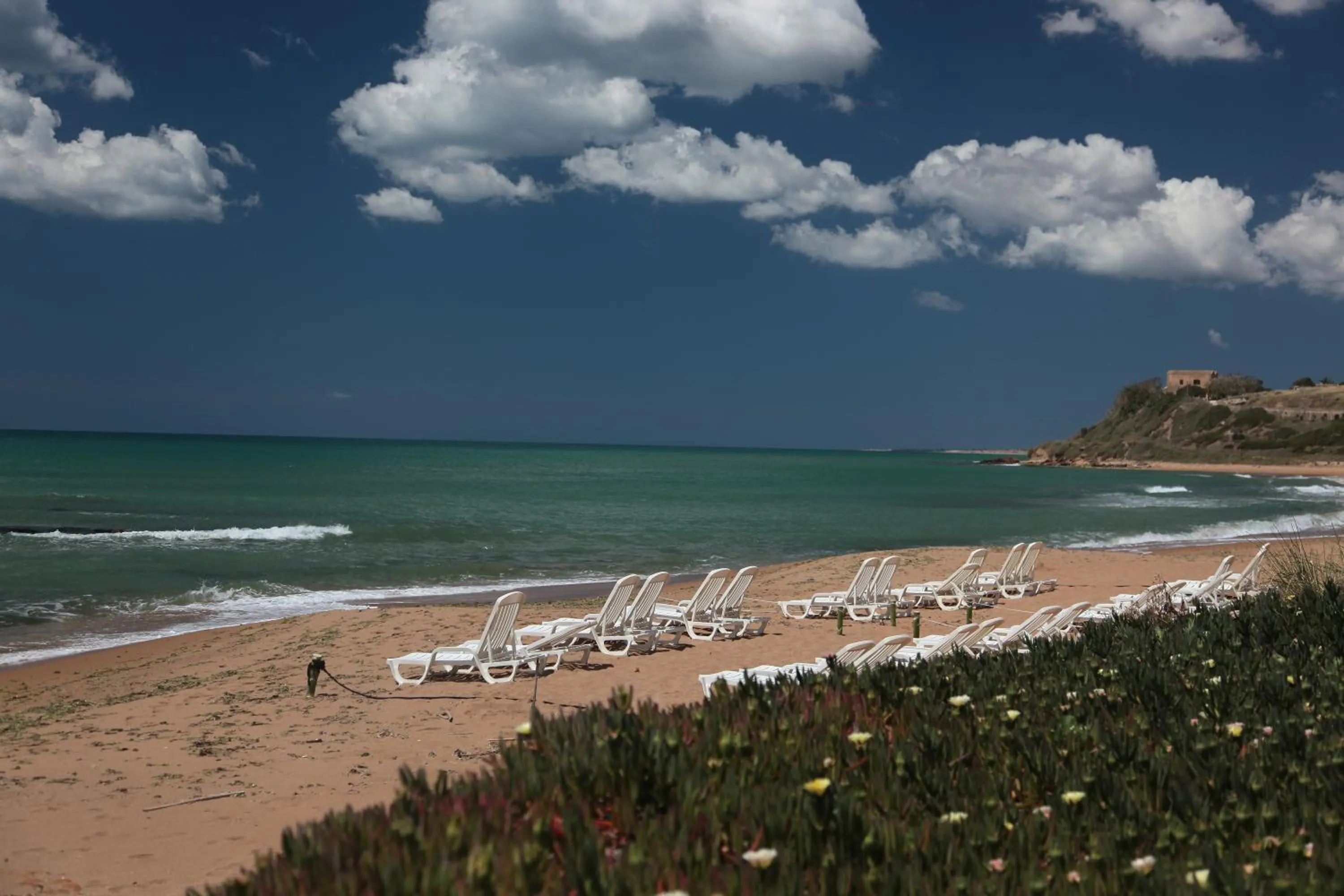 Beach in Hotel Miramare Garzia