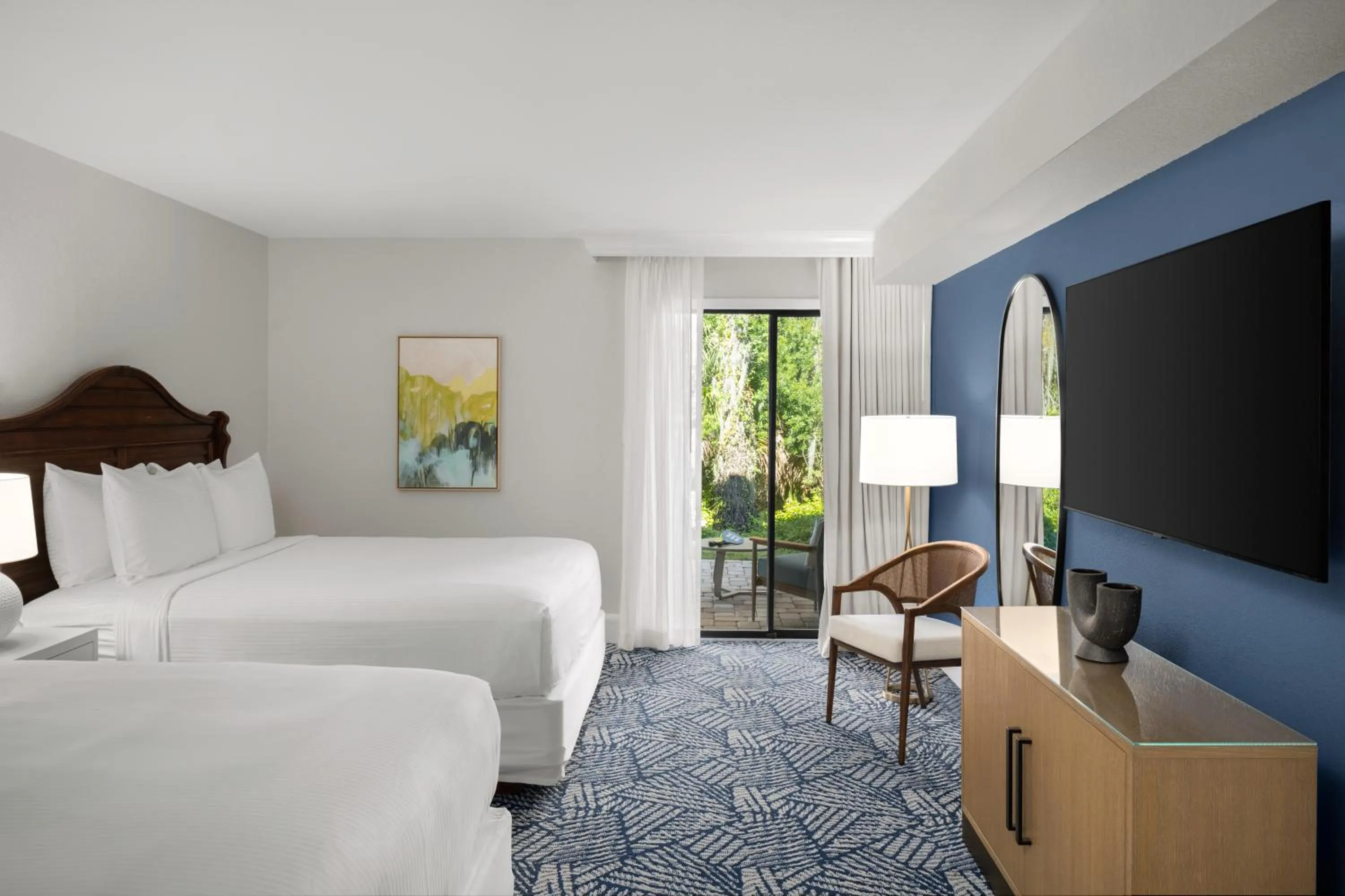 Bed in Saddlebrook Resort