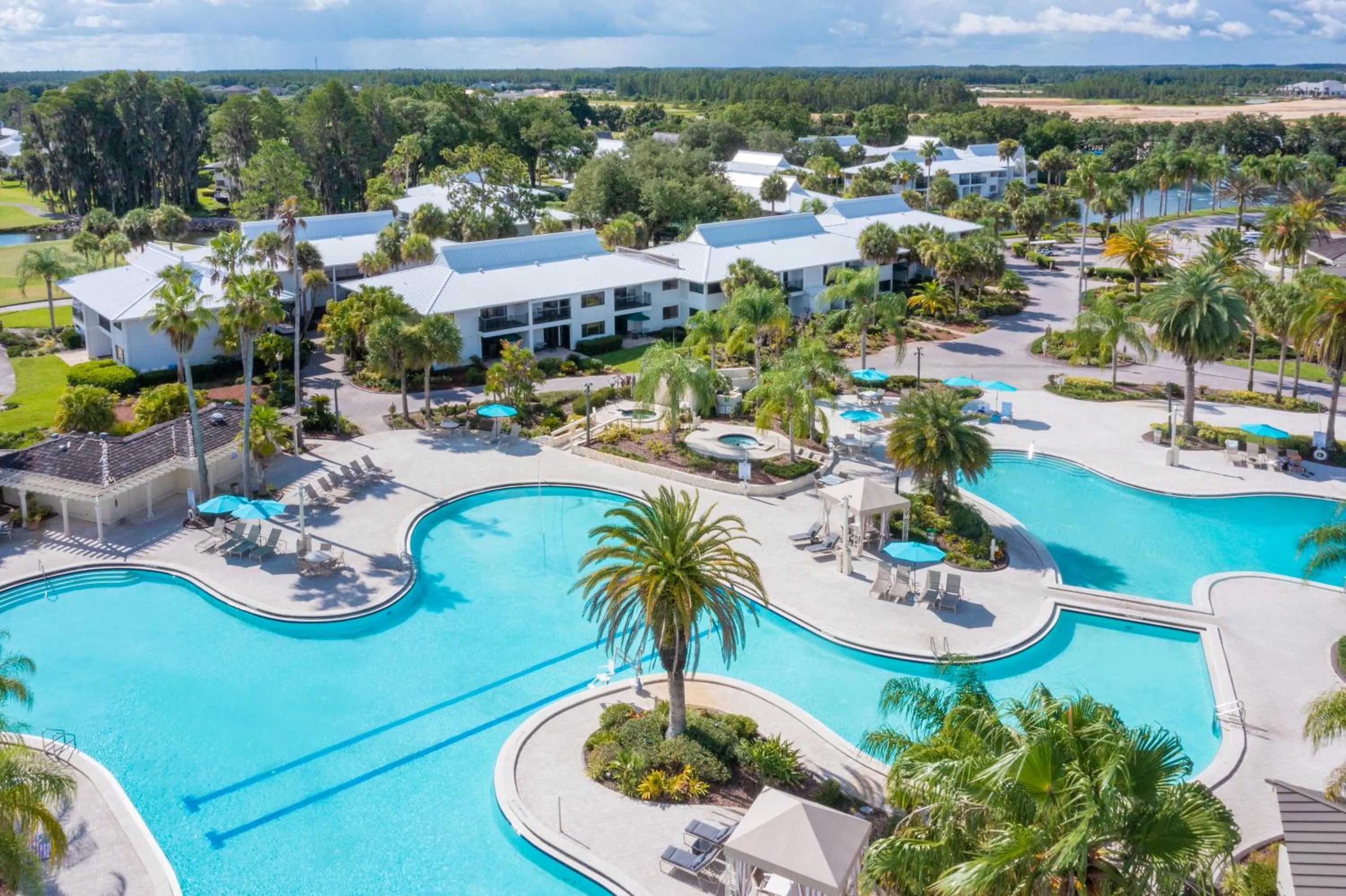 Bird's eye view in Saddlebrook Resort