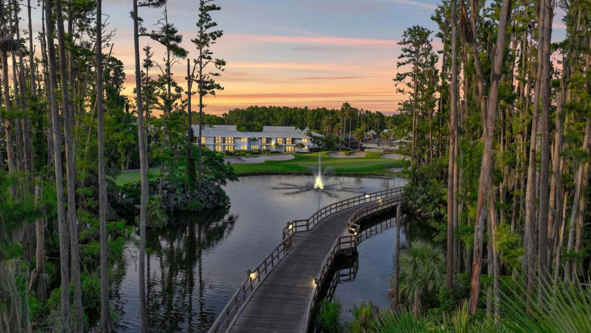 Natural landscape in Saddlebrook Resort