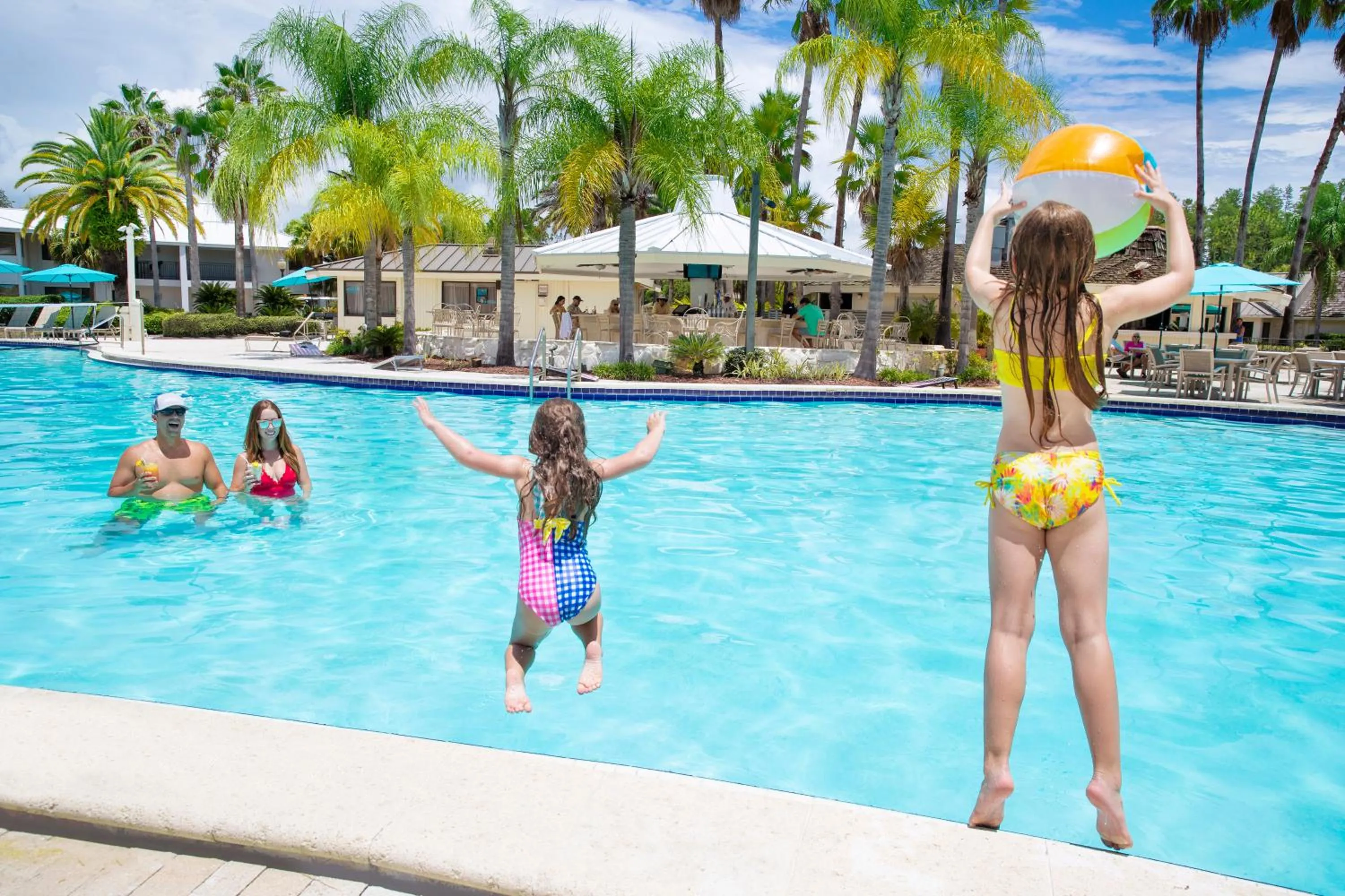 Swimming pool in Saddlebrook Resort