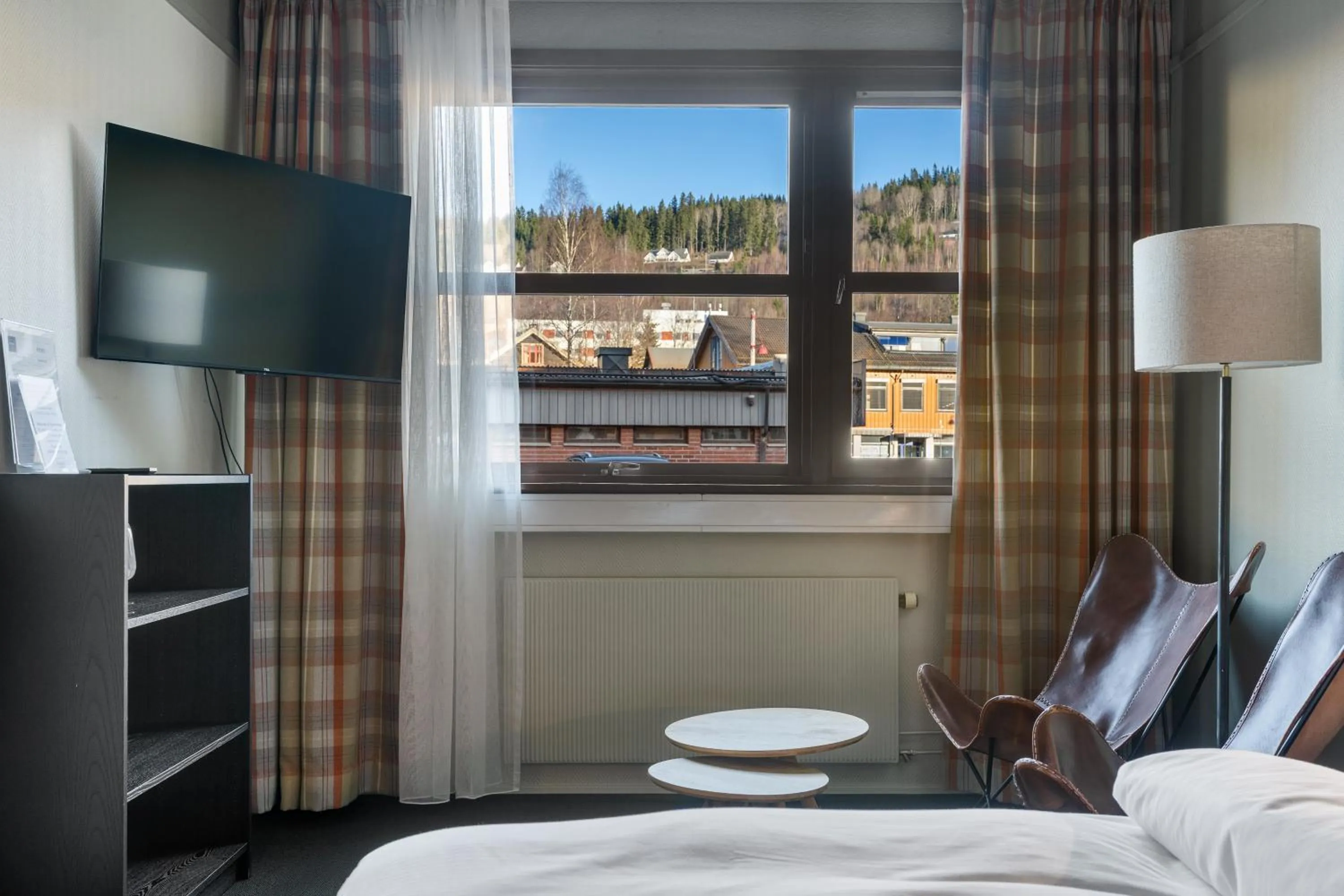 TV and multimedia, Bed in Trysil Hotel