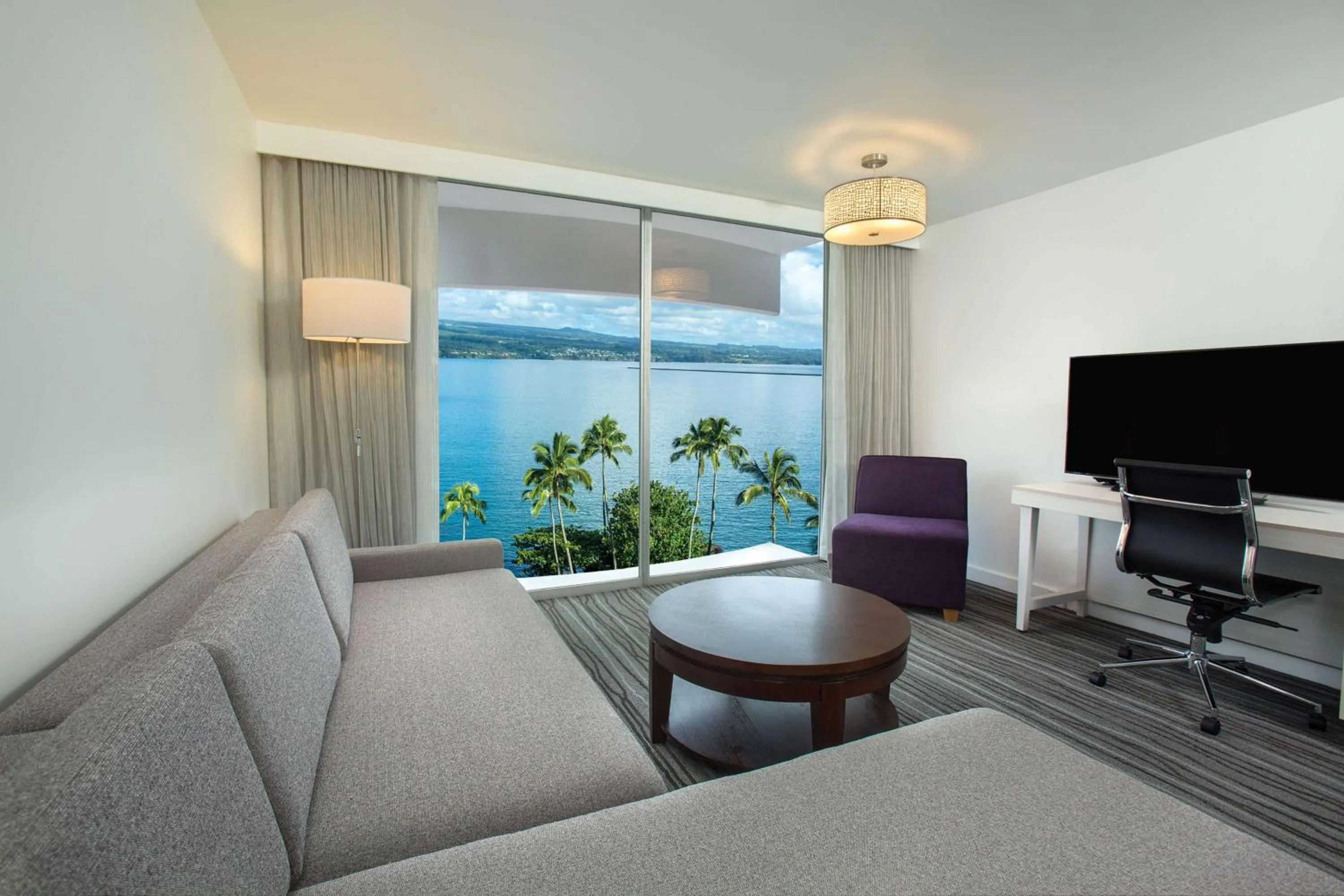 Living room in Grand Naniloa Hotel, a Doubletree by Hilton