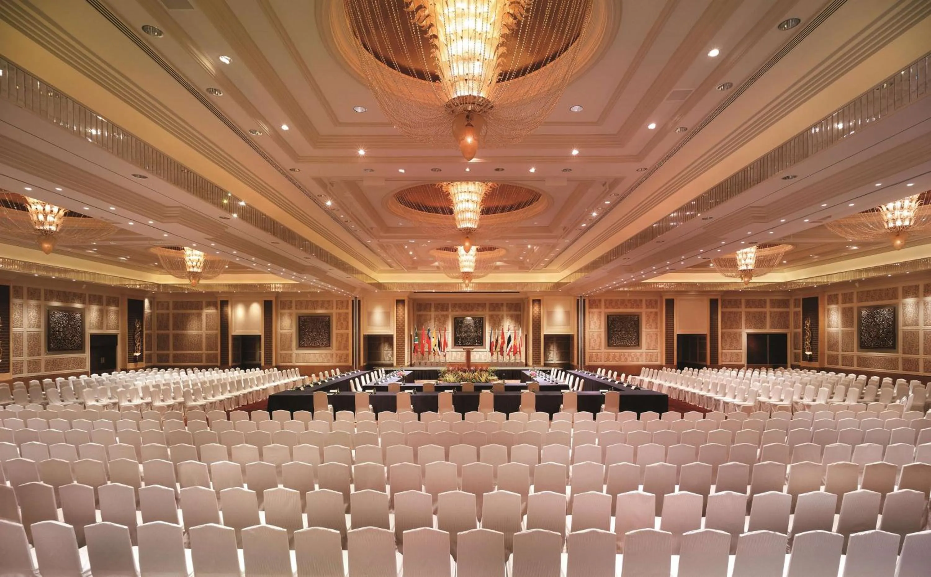 On site in Makati Shangri-La, Manila