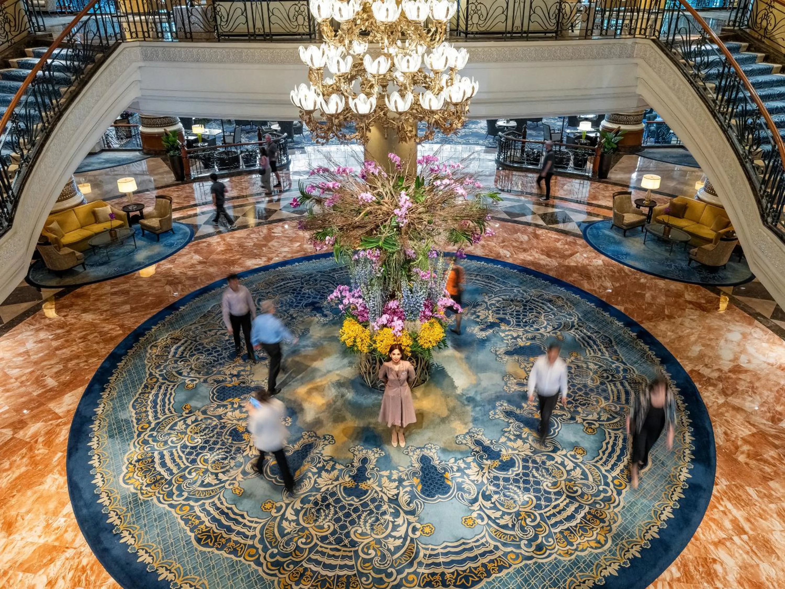 Lobby or reception in Makati Shangri-La, Manila
