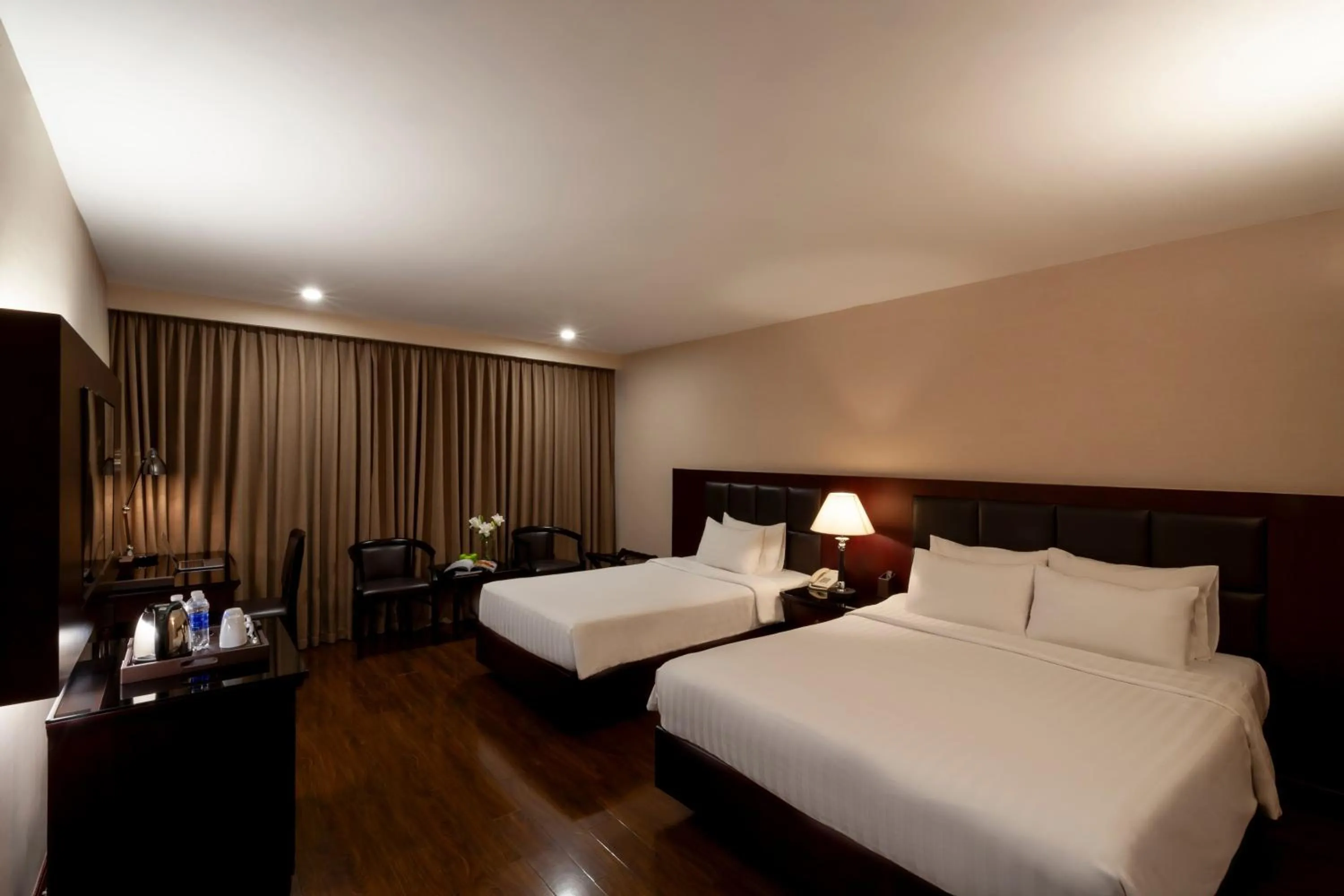 Bed in Nhat Ha 2 Hotel