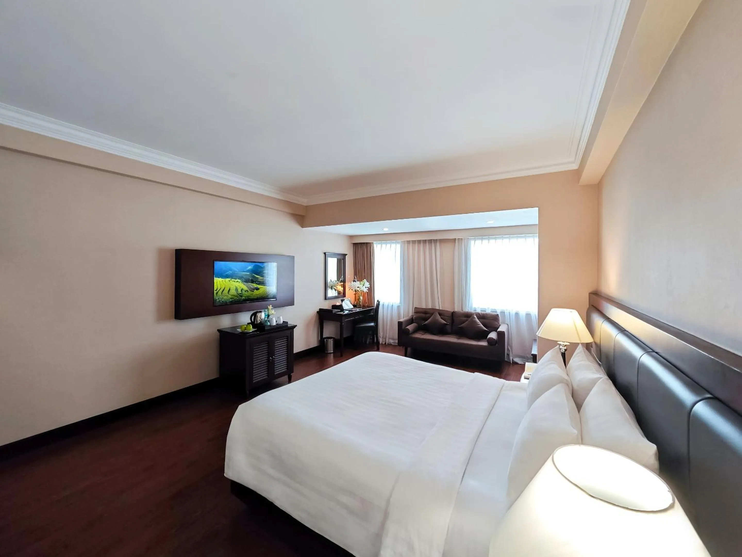 Bed in Nhat Ha 2 Hotel