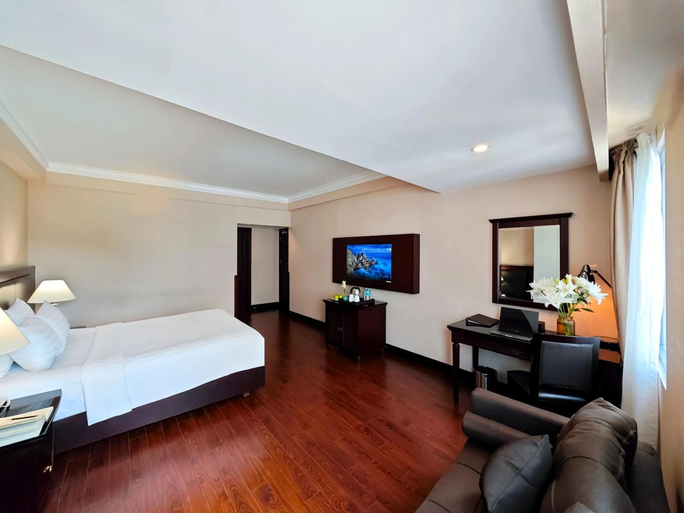 Bed in Nhat Ha 2 Hotel