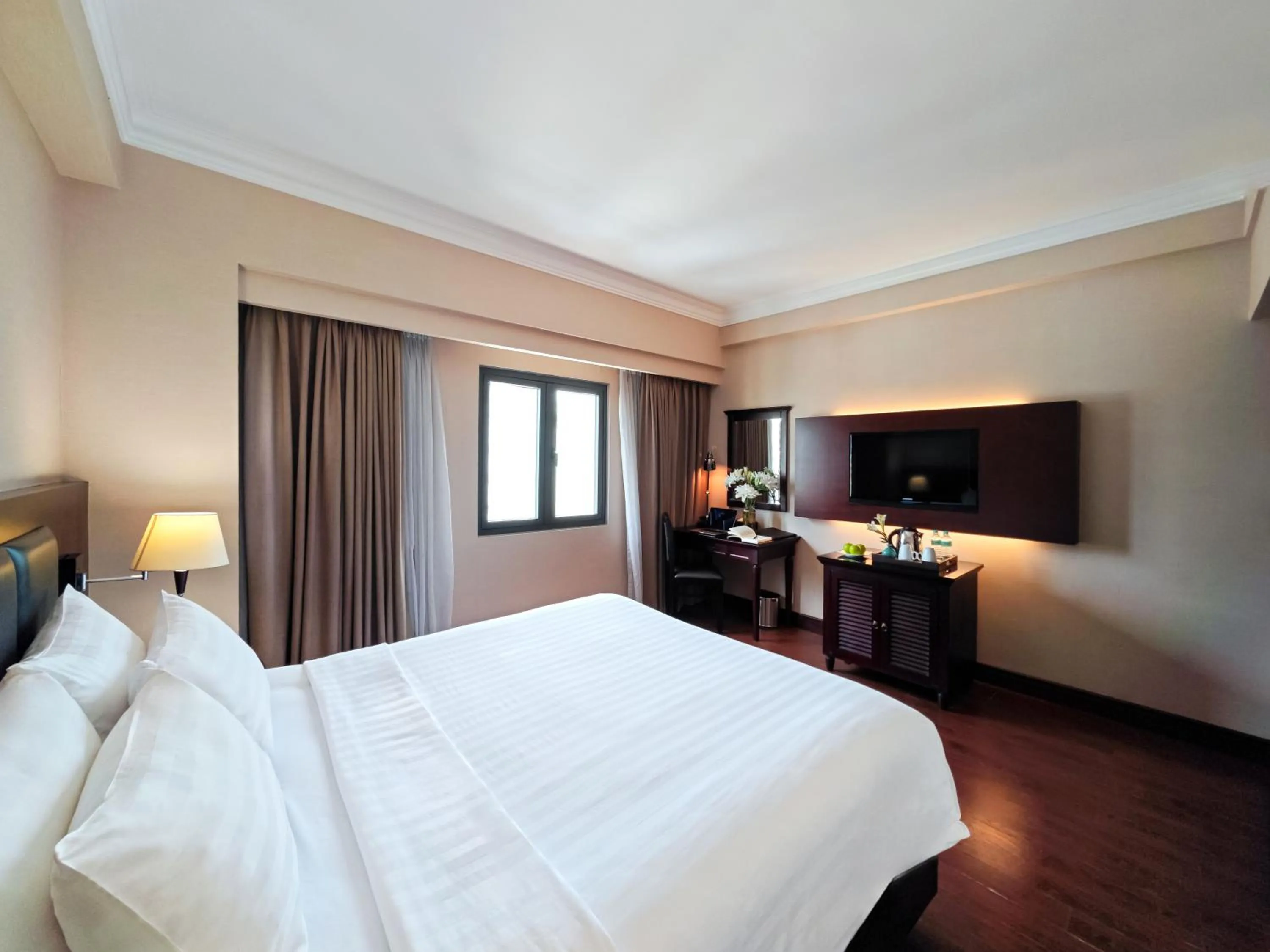 Bed in Nhat Ha 2 Hotel