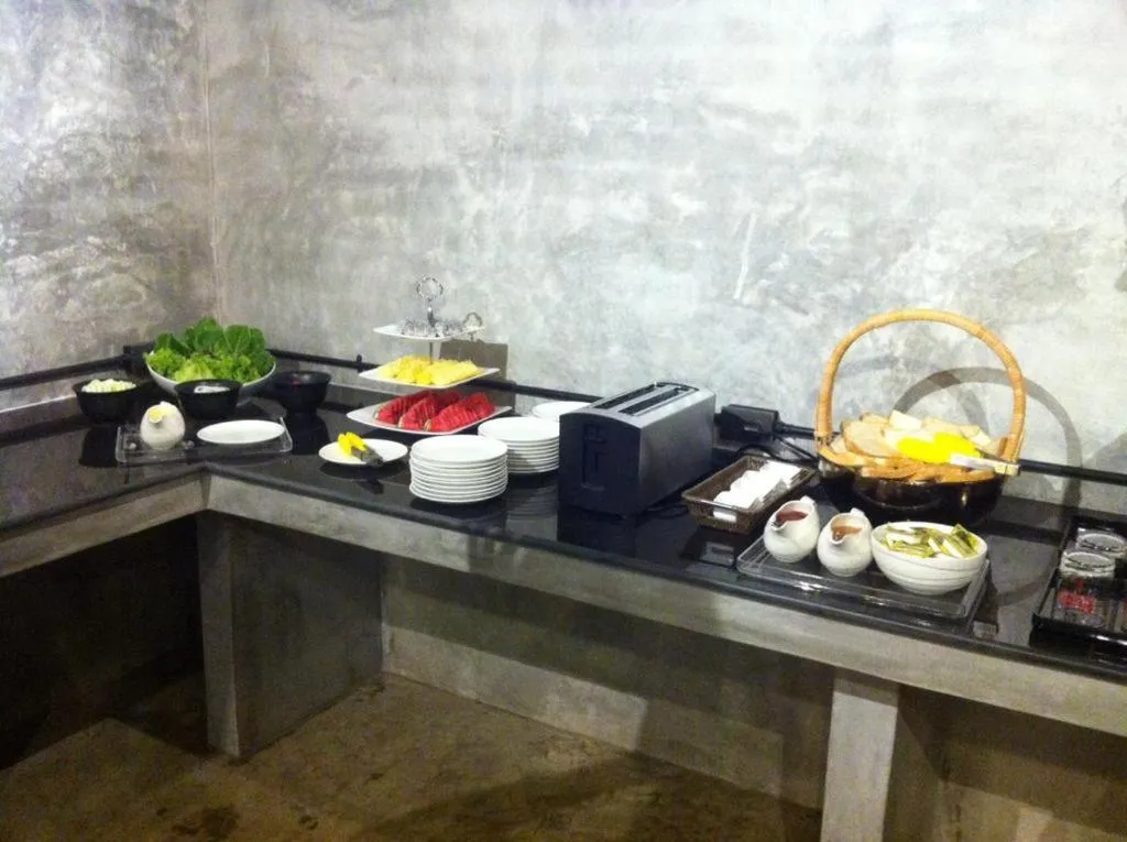 Buffet breakfast in The Icon service apartment