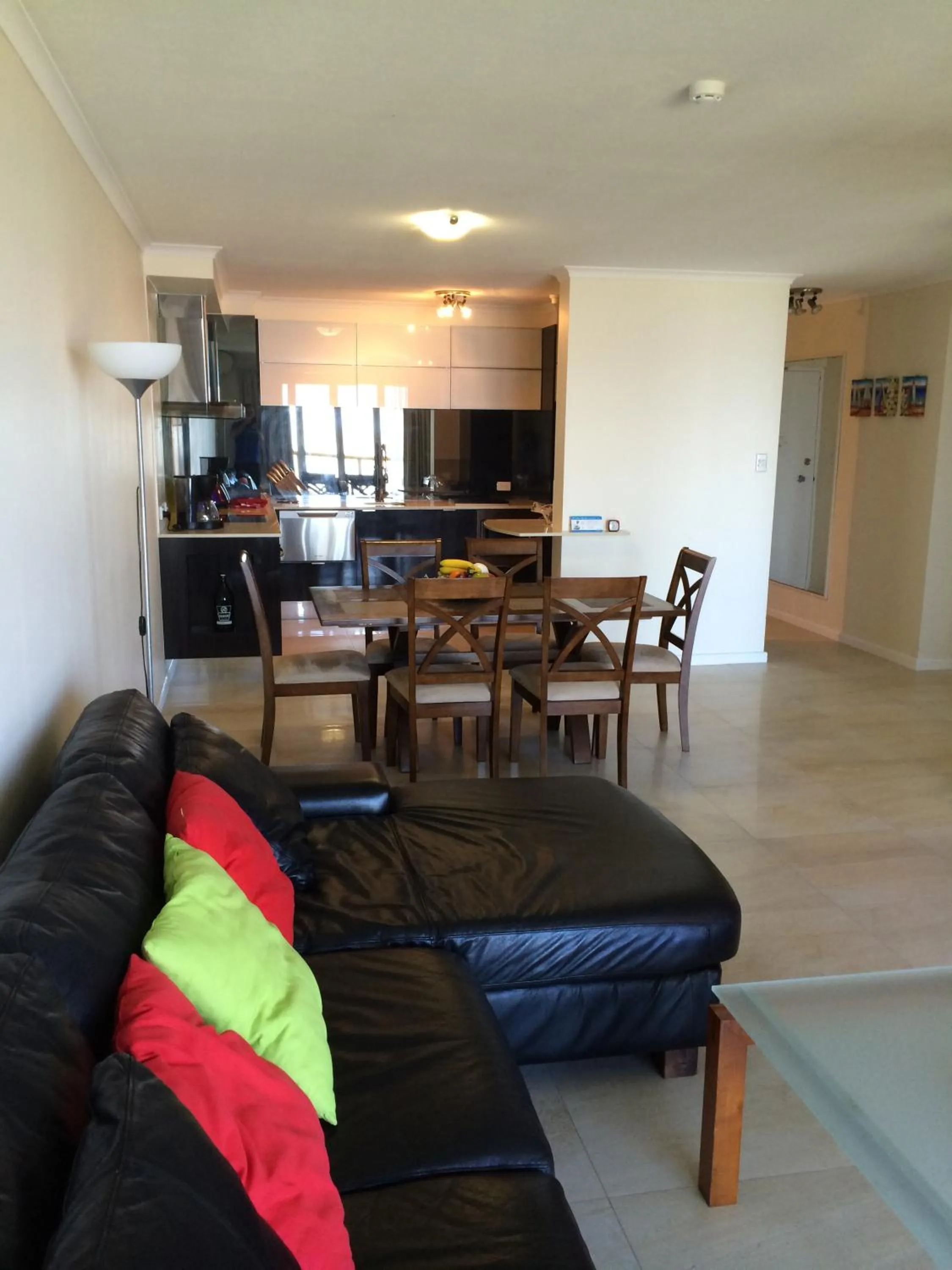 Living room in Coral Towers Holiday Suites