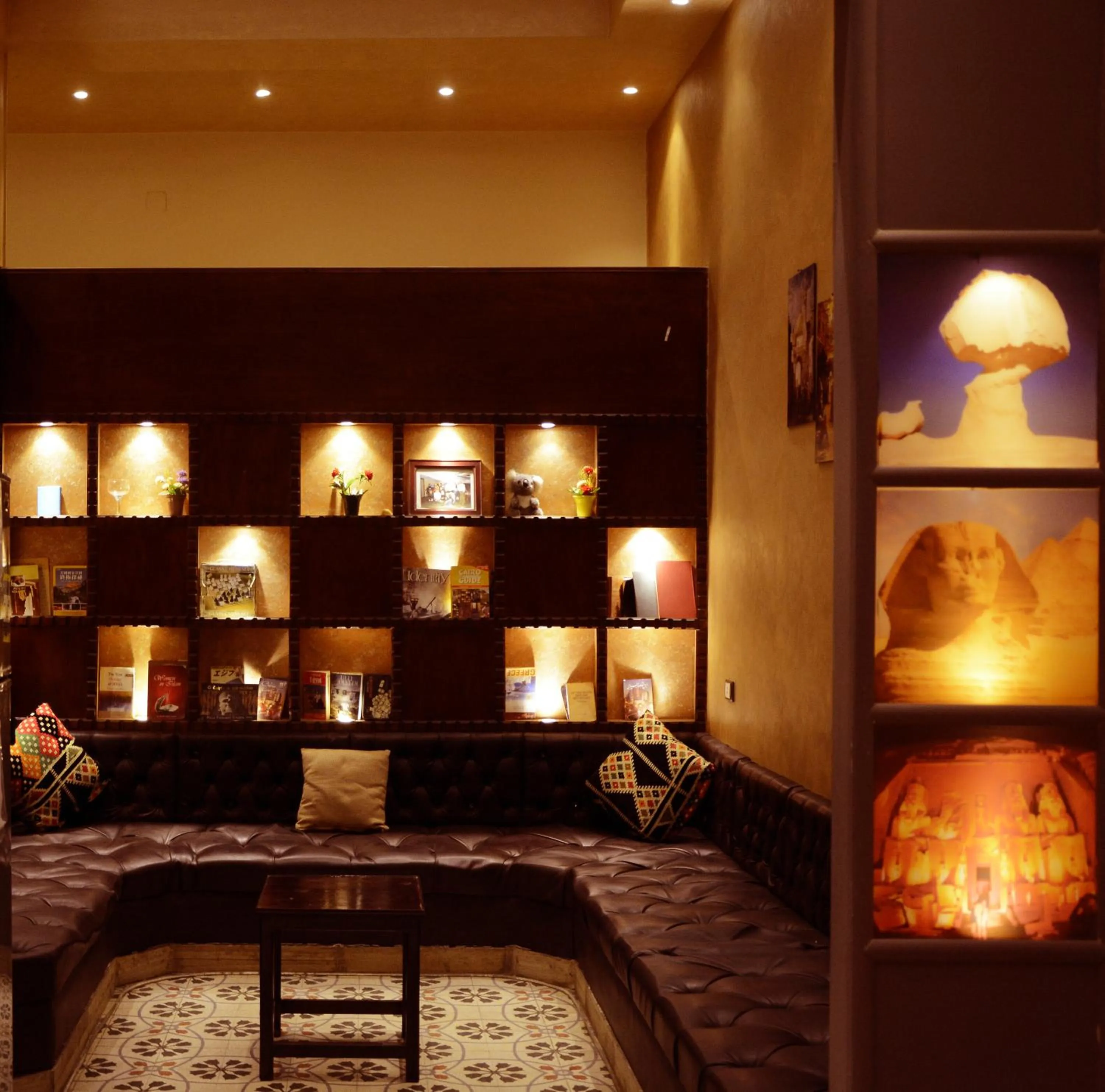 Library in Nour Hostel