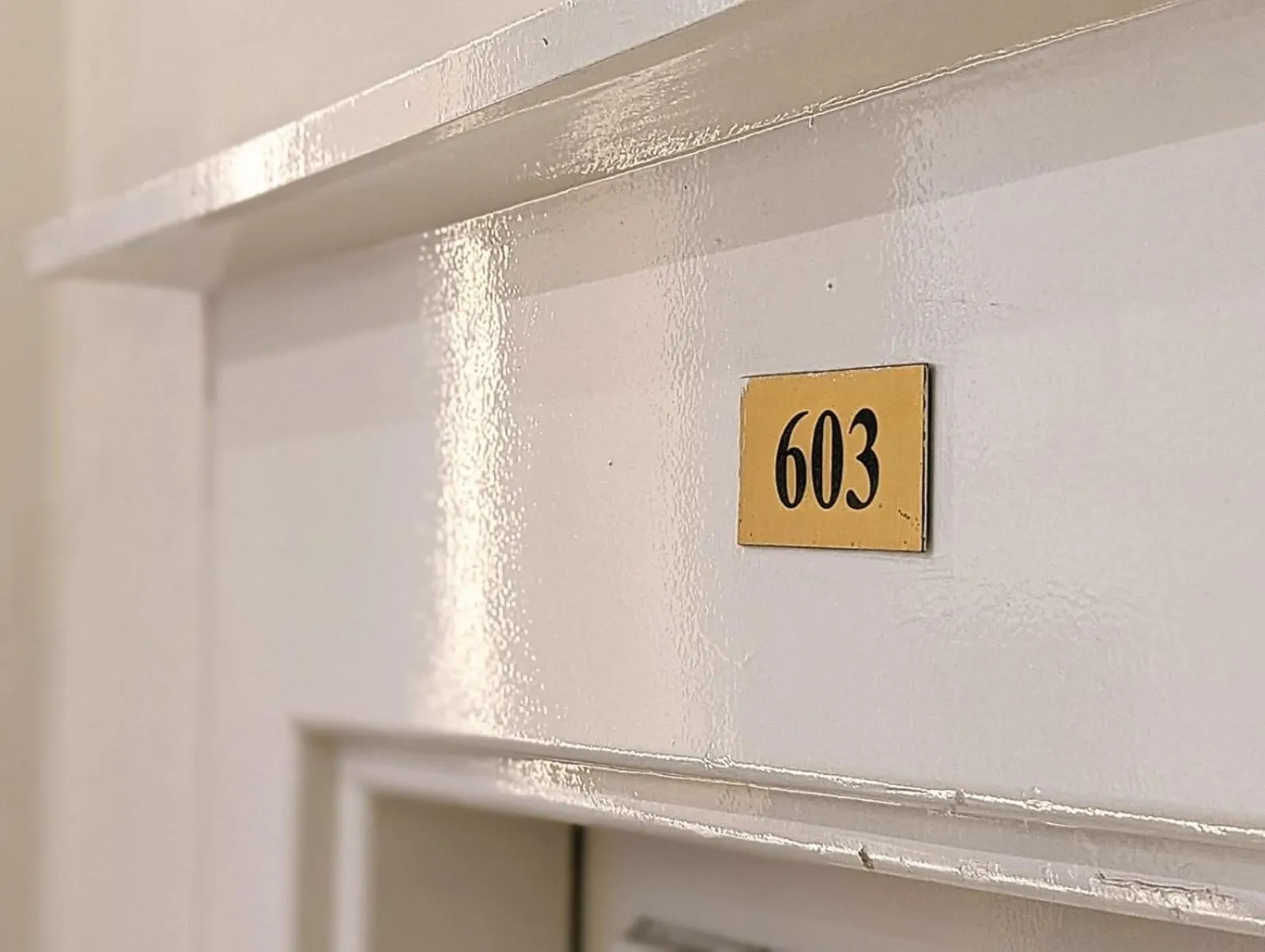 Text overlay in Nour Hostel