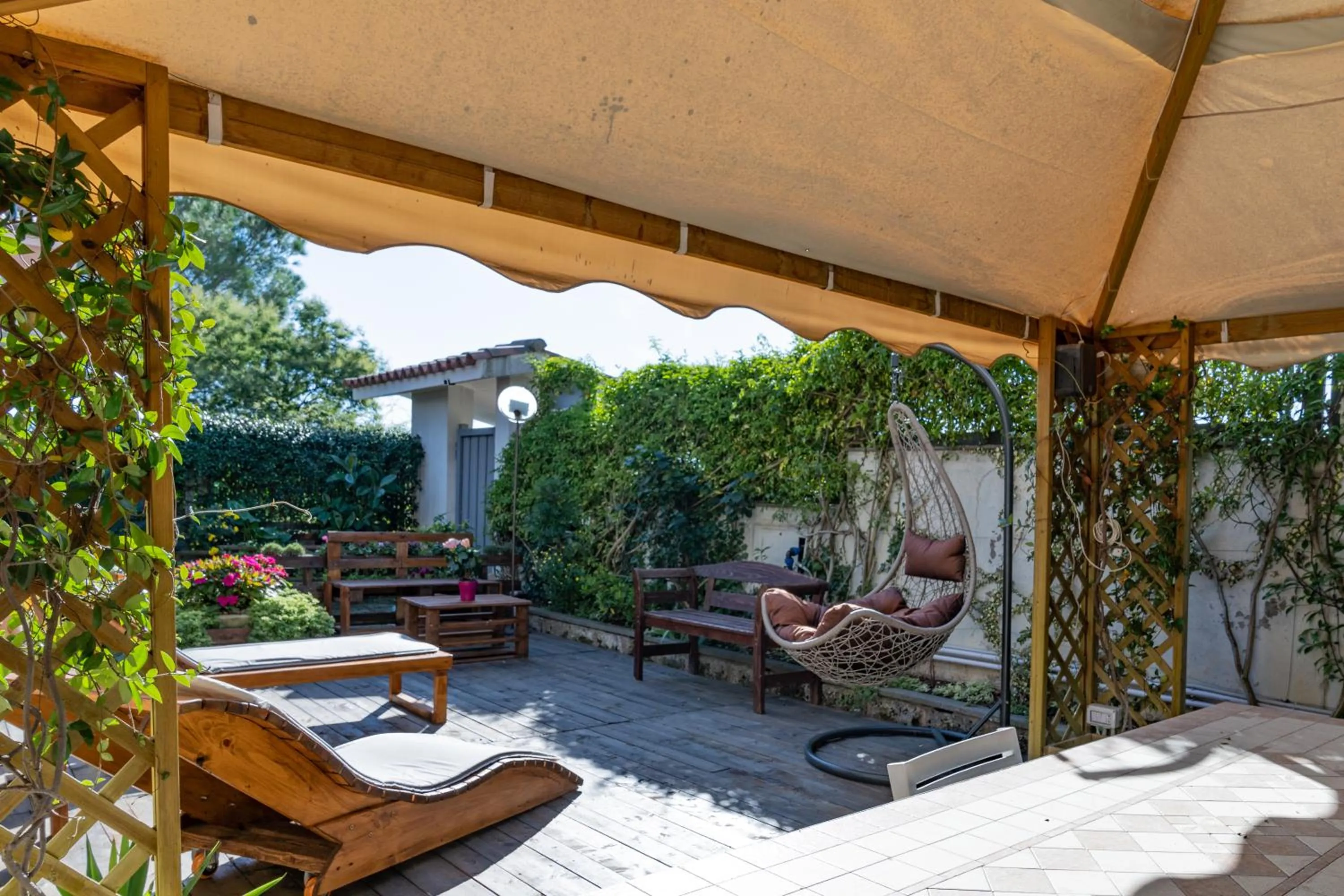 Patio in B&B Villa Noemi