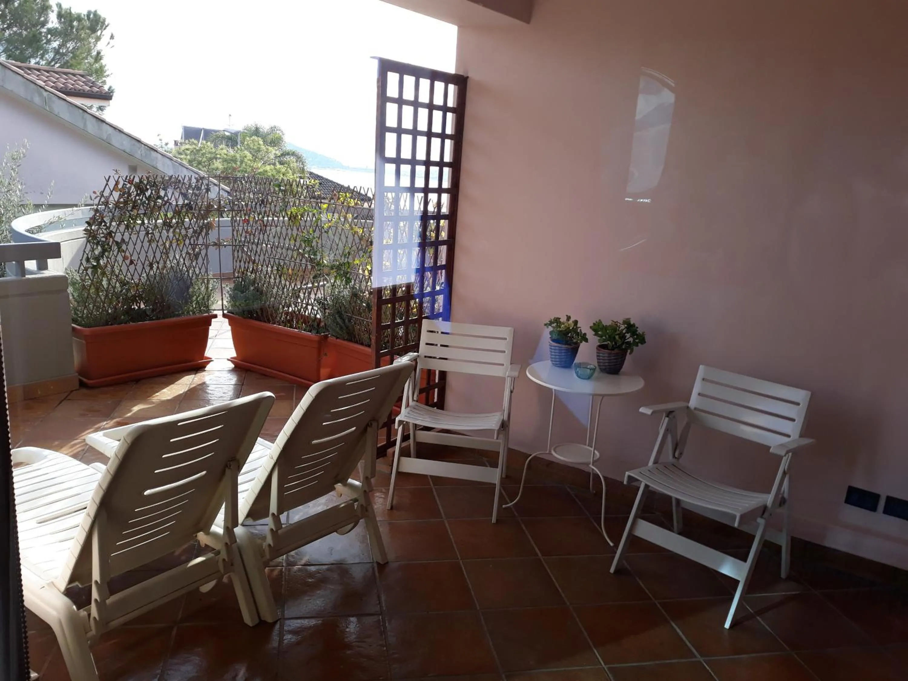 Patio in B&B Villa Noemi