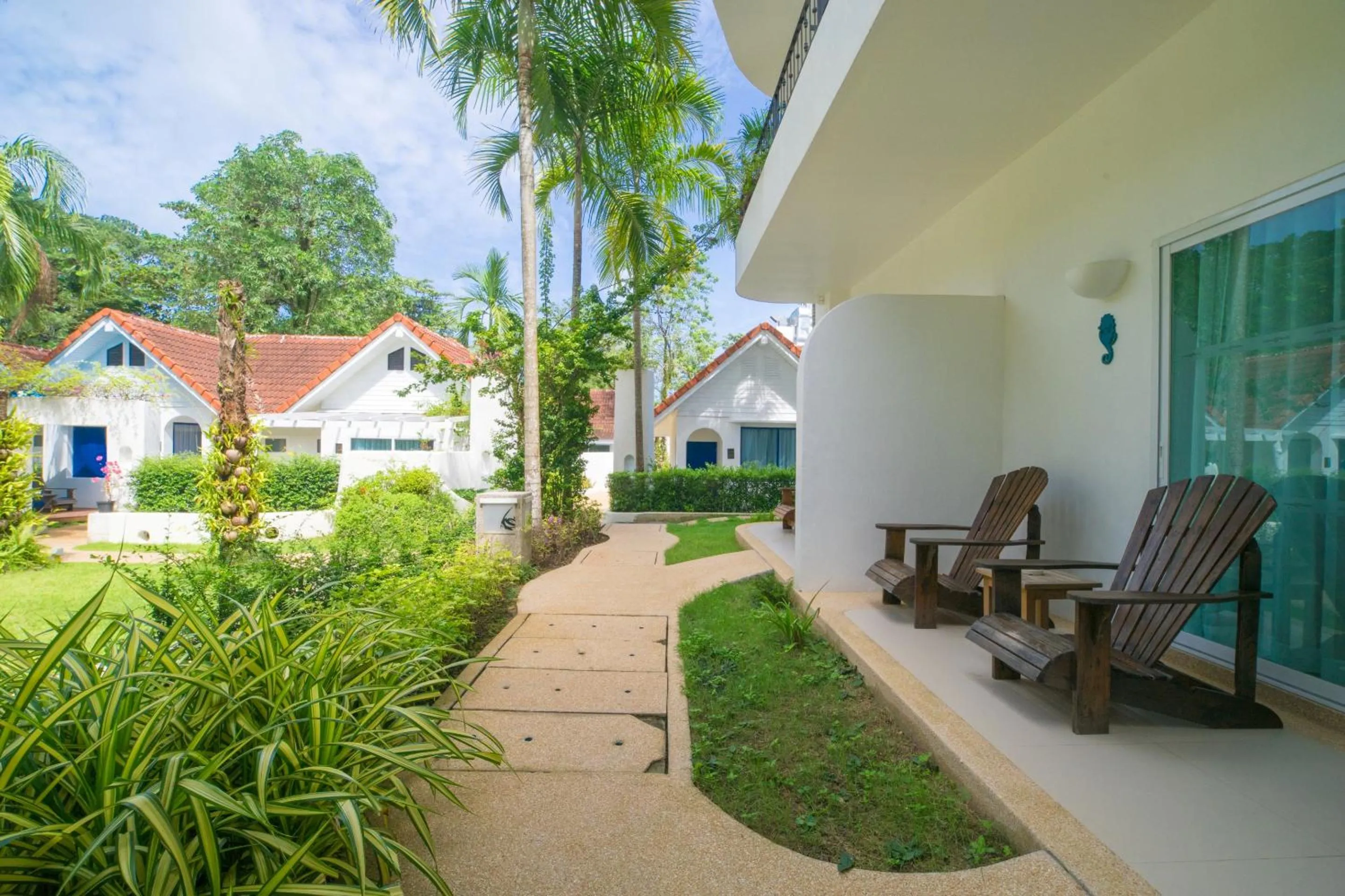 Garden view in Ocean Breeze Resort Khaolak