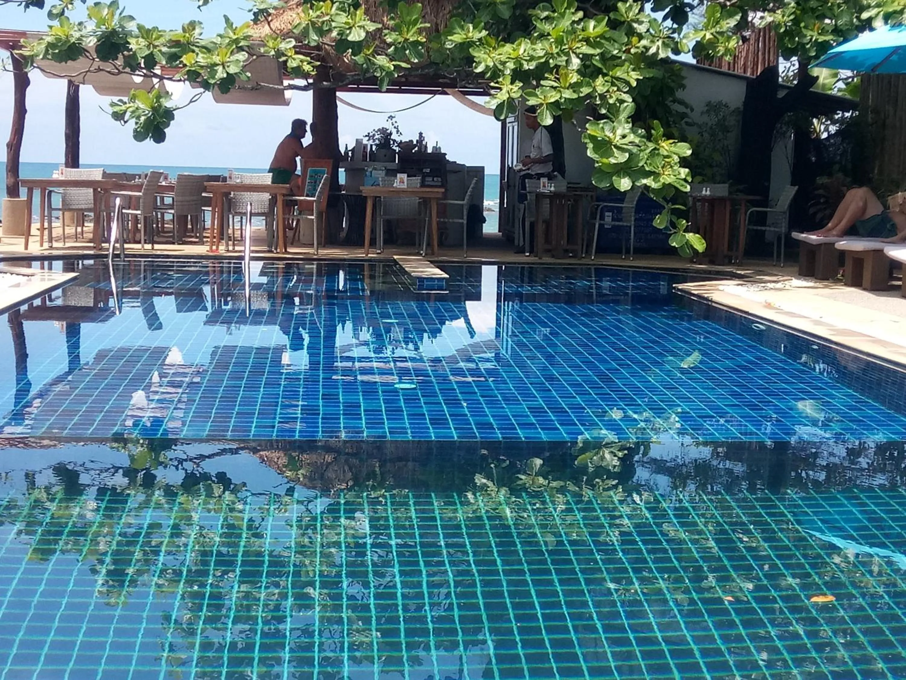 Pool view in Ocean Breeze Resort Khaolak