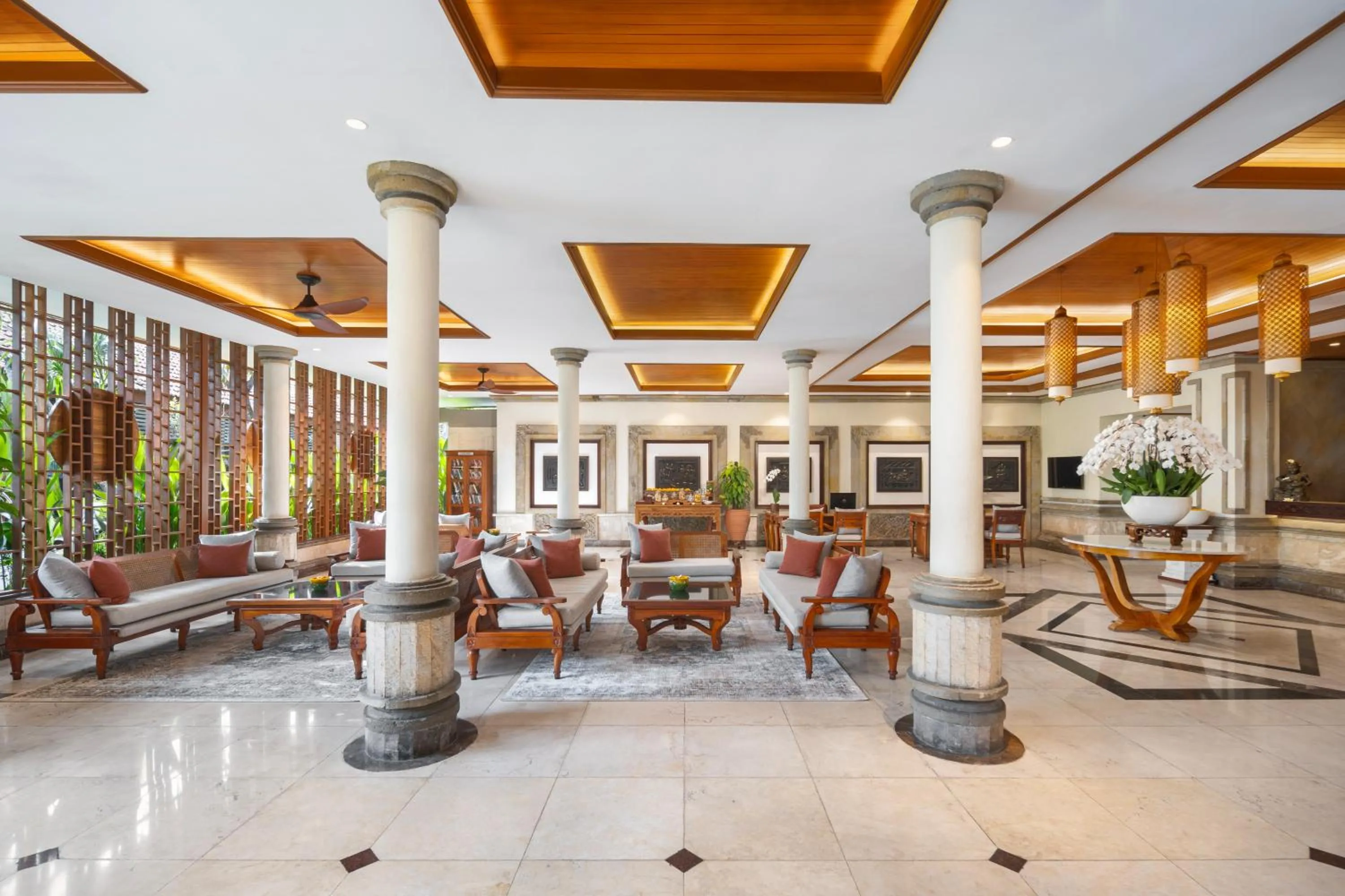 Lobby or reception in Kuta Seaview Beach Resort