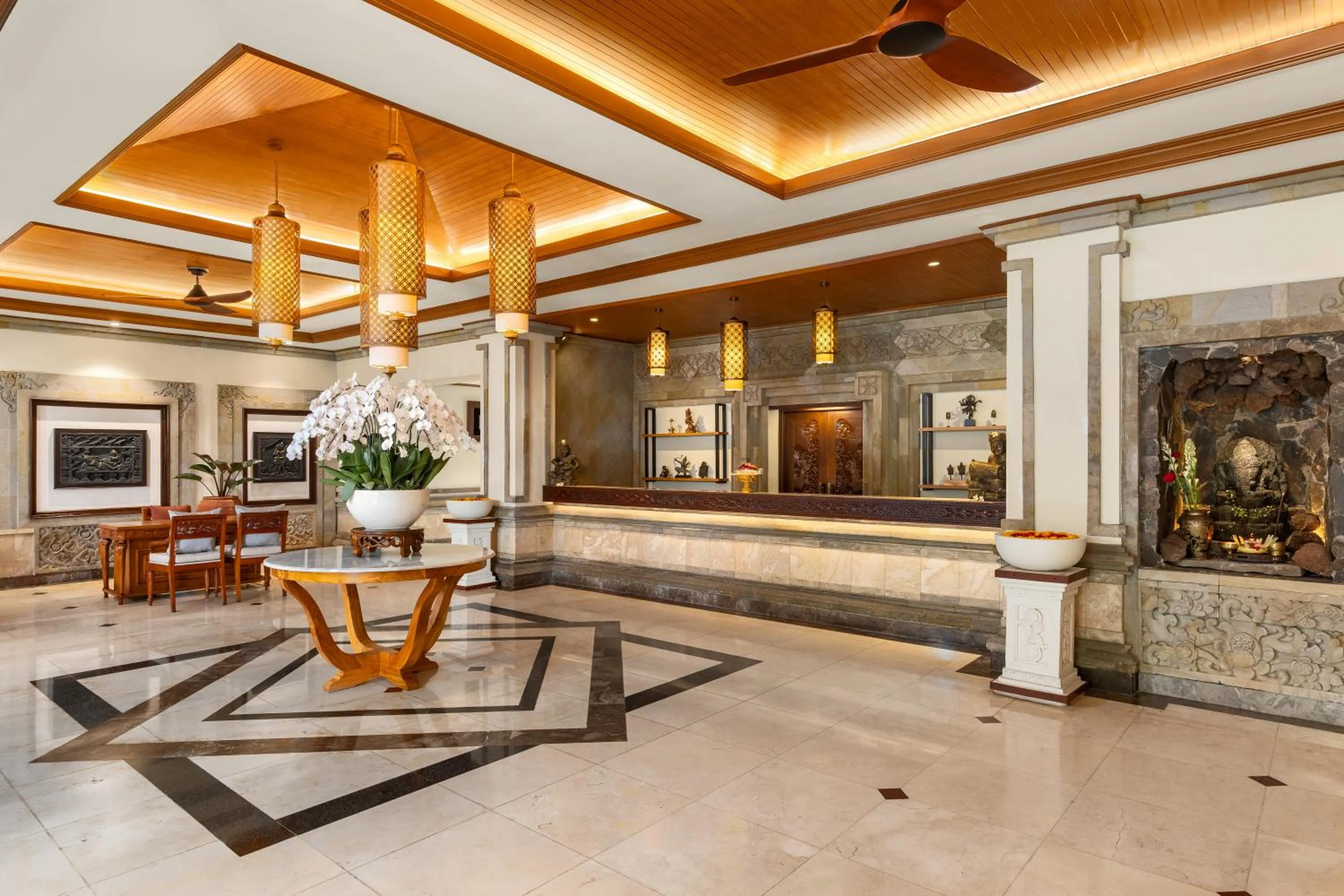 Lobby or reception in Kuta Seaview Beach Resort