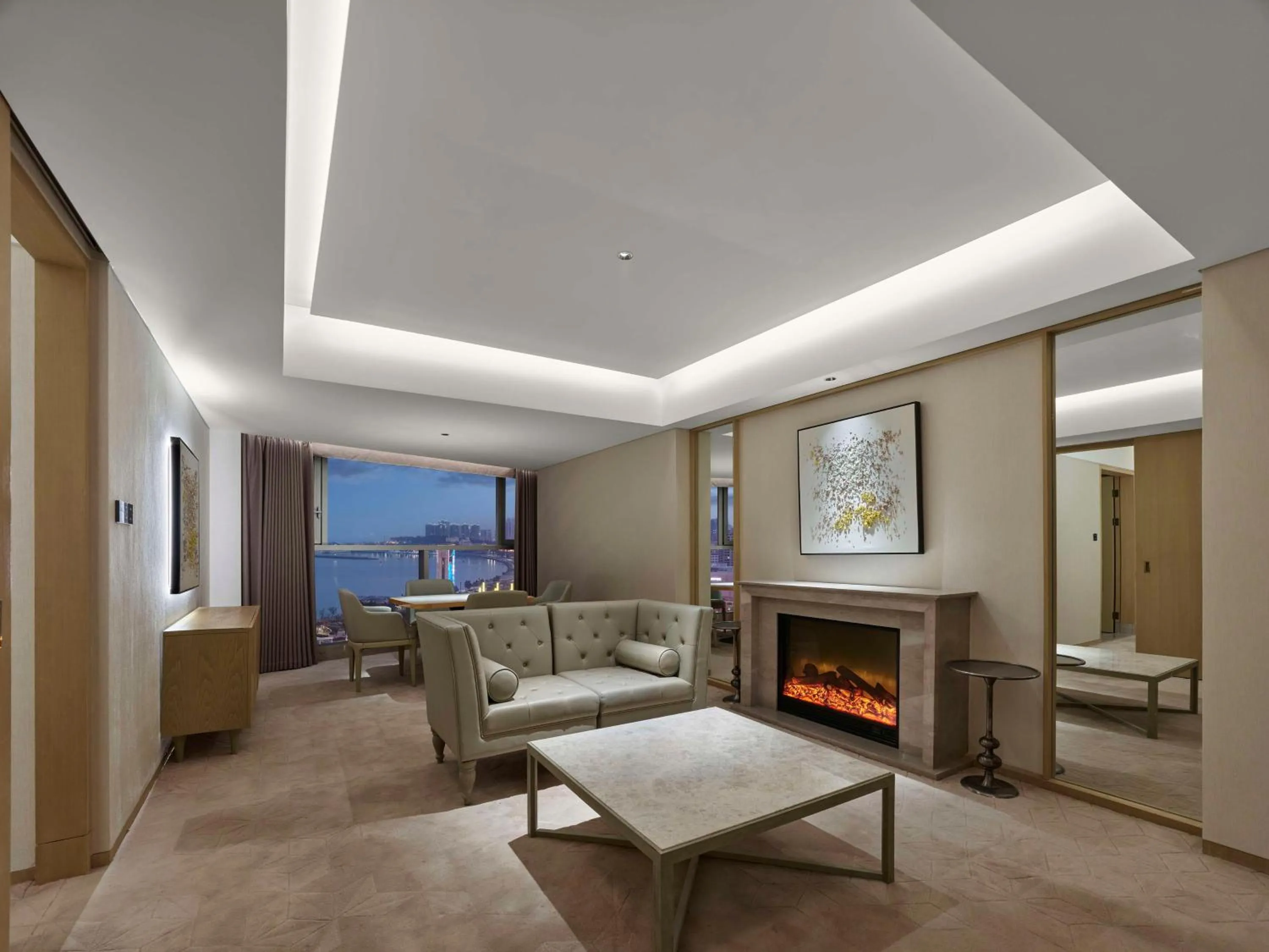 Living room in DoubleTree by Hilton Weihai