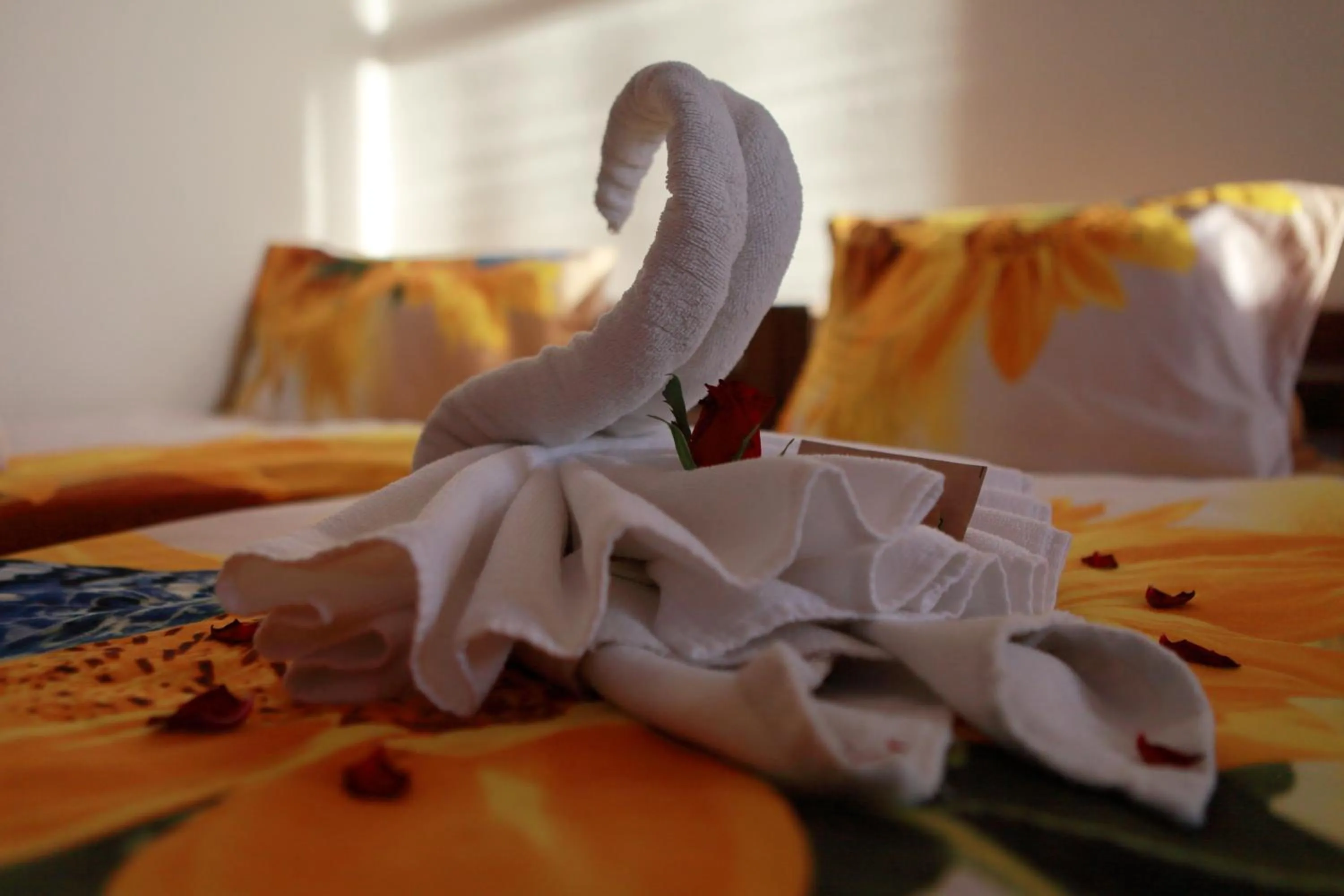 Bed in Hotel Stará škola na Šumavě