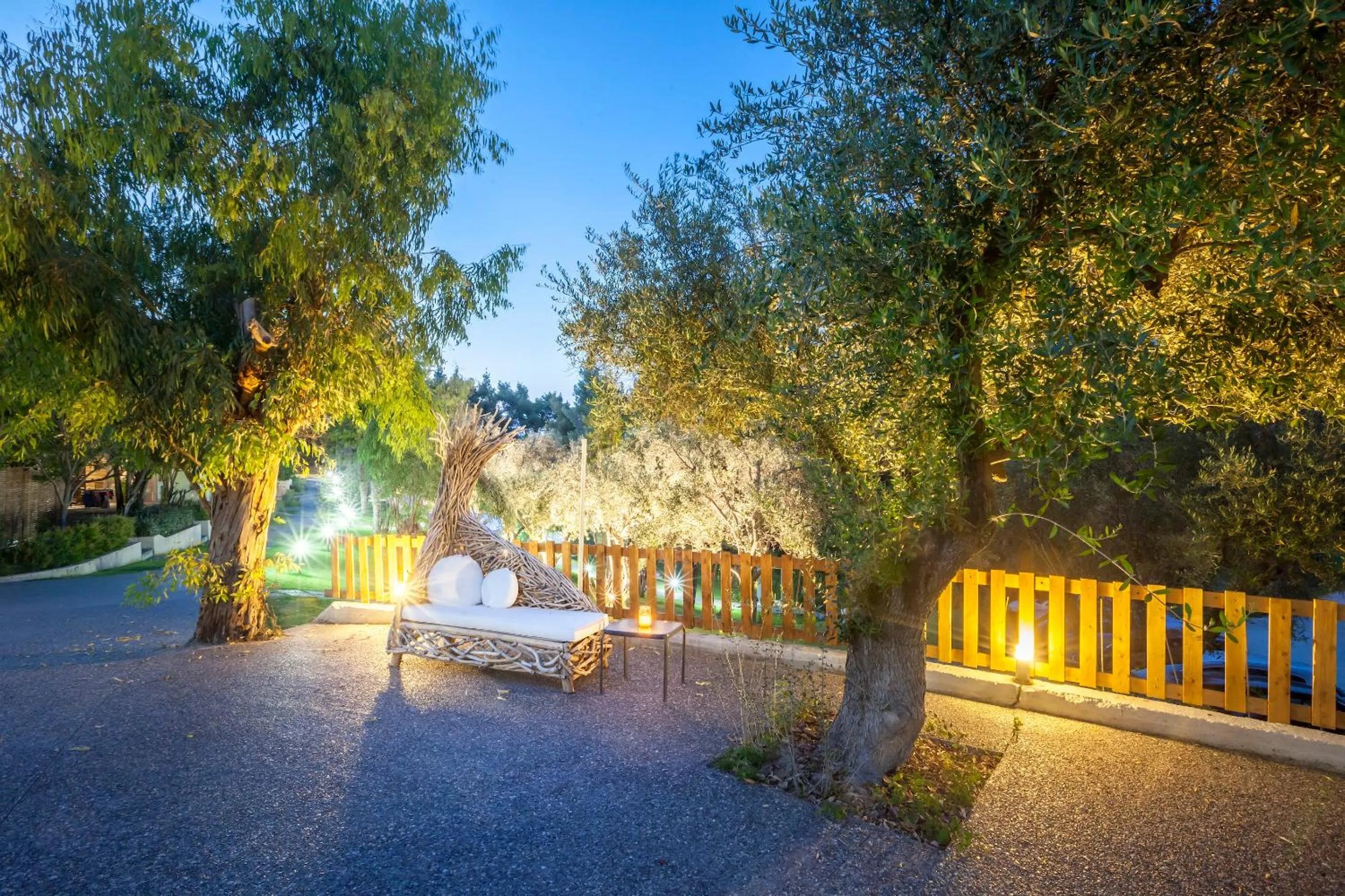 Garden in Avatel Eco Lodge