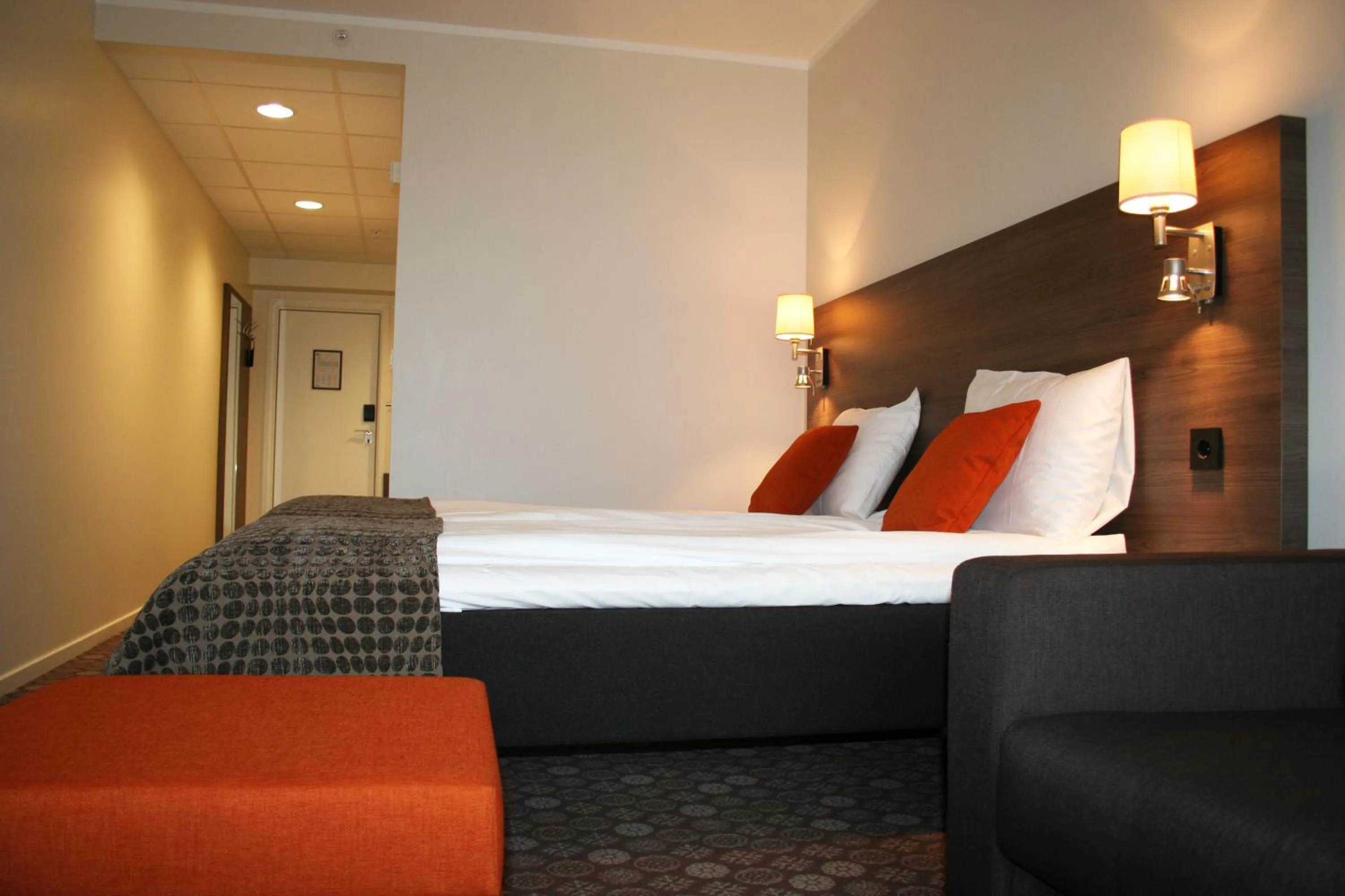 Bed in Thon PartnerHotel Baronen