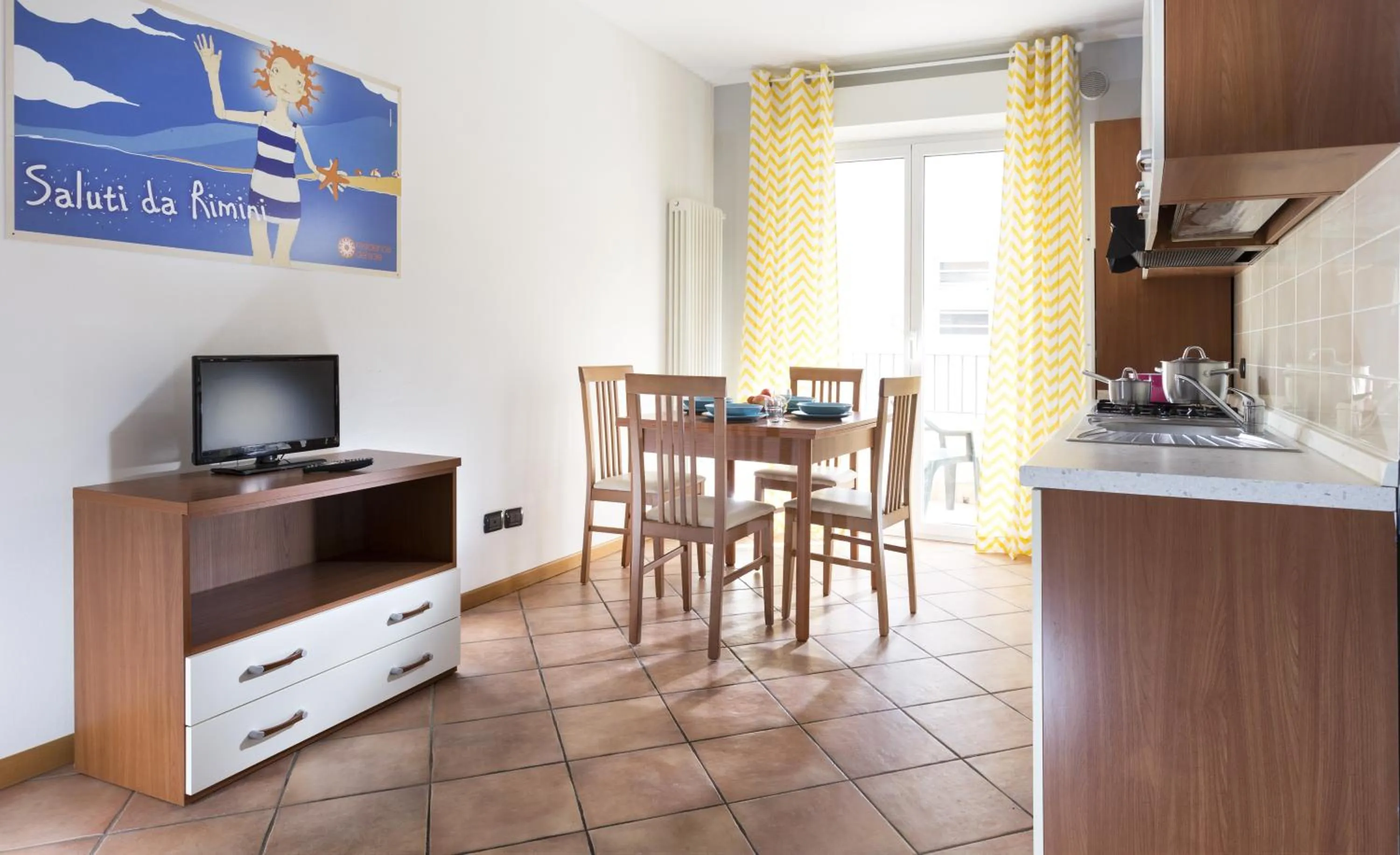 Dining area in Residence Del Sole