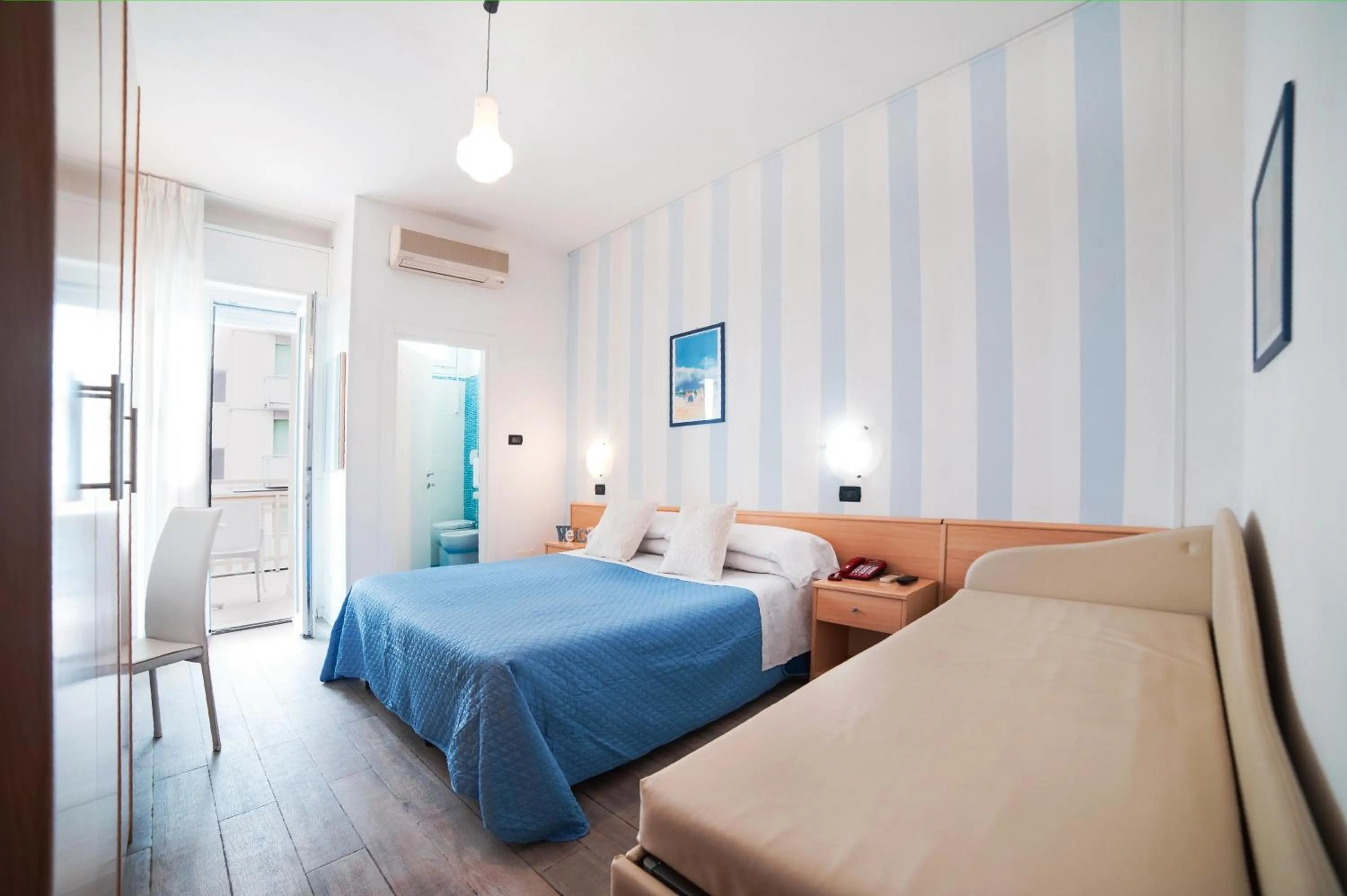 Bed in Hotel Bisanzio