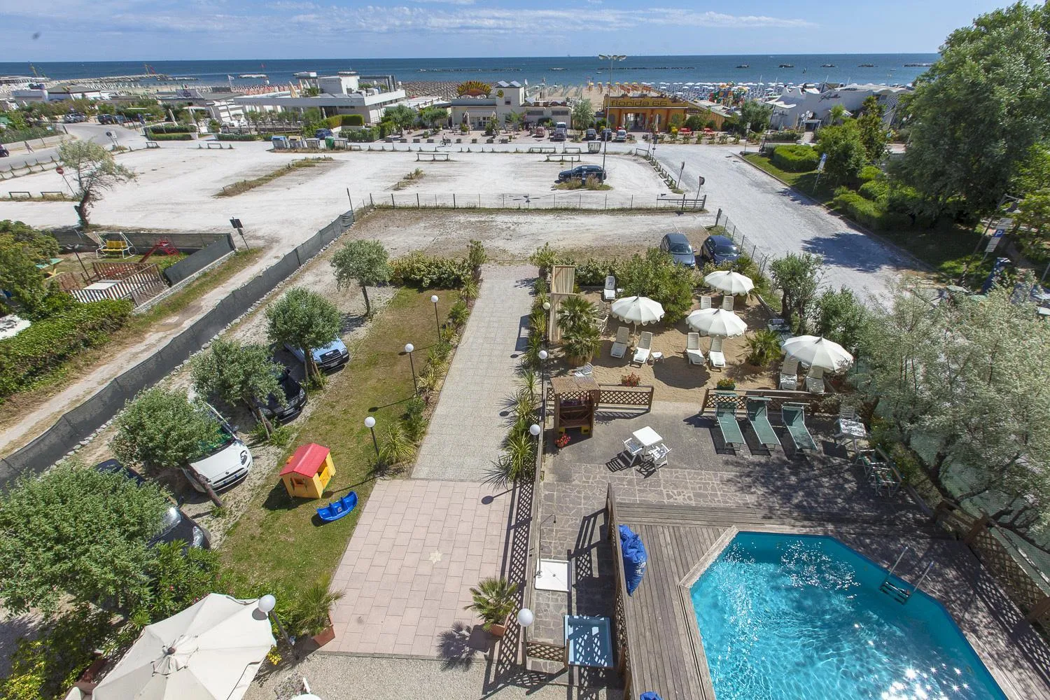 Garden in Hotel Bisanzio