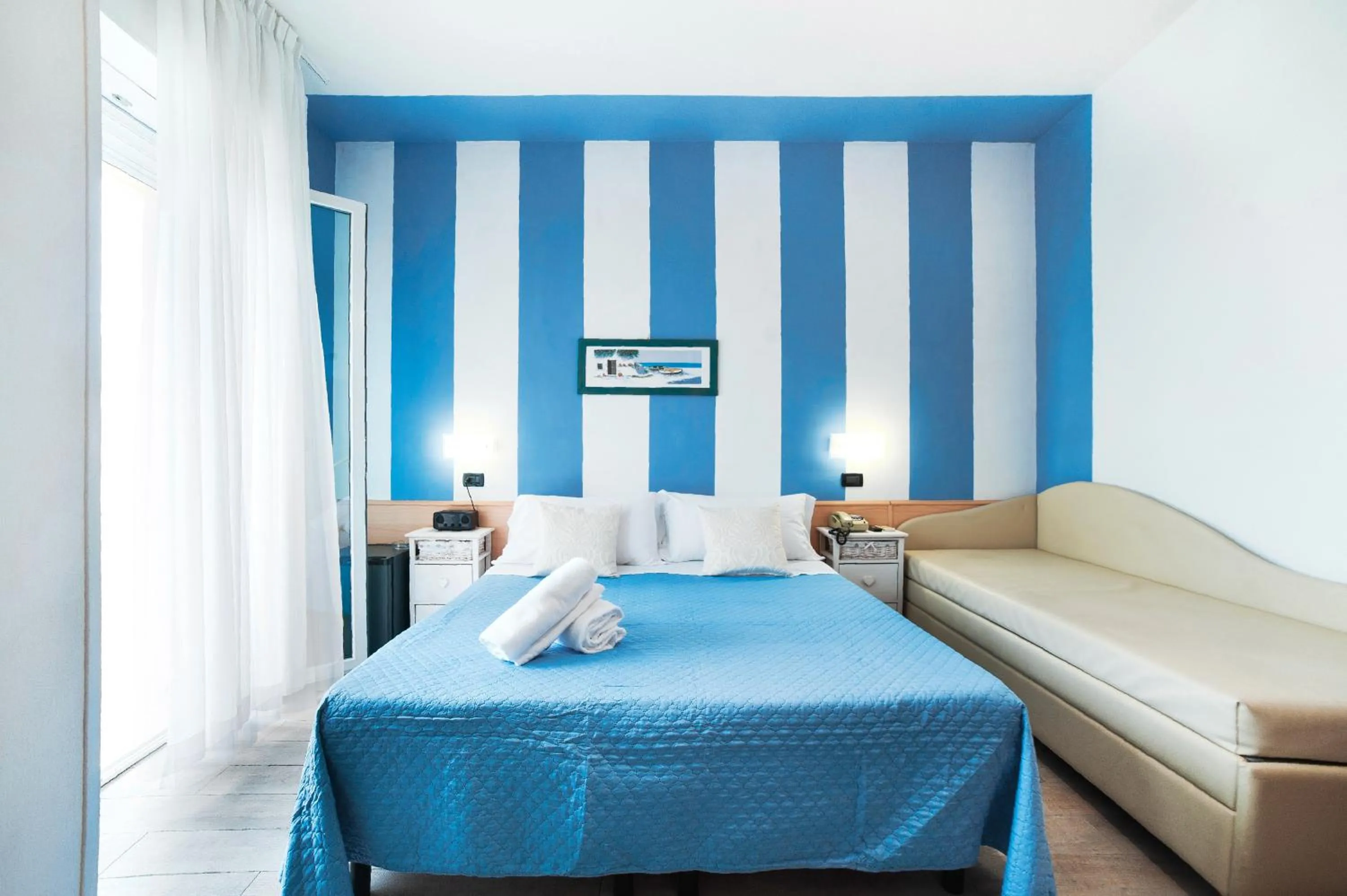 Bed in Hotel Bisanzio