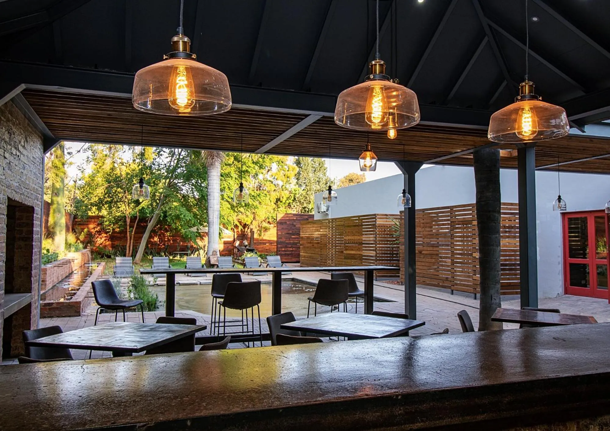 Swimming pool in The Doors Inn