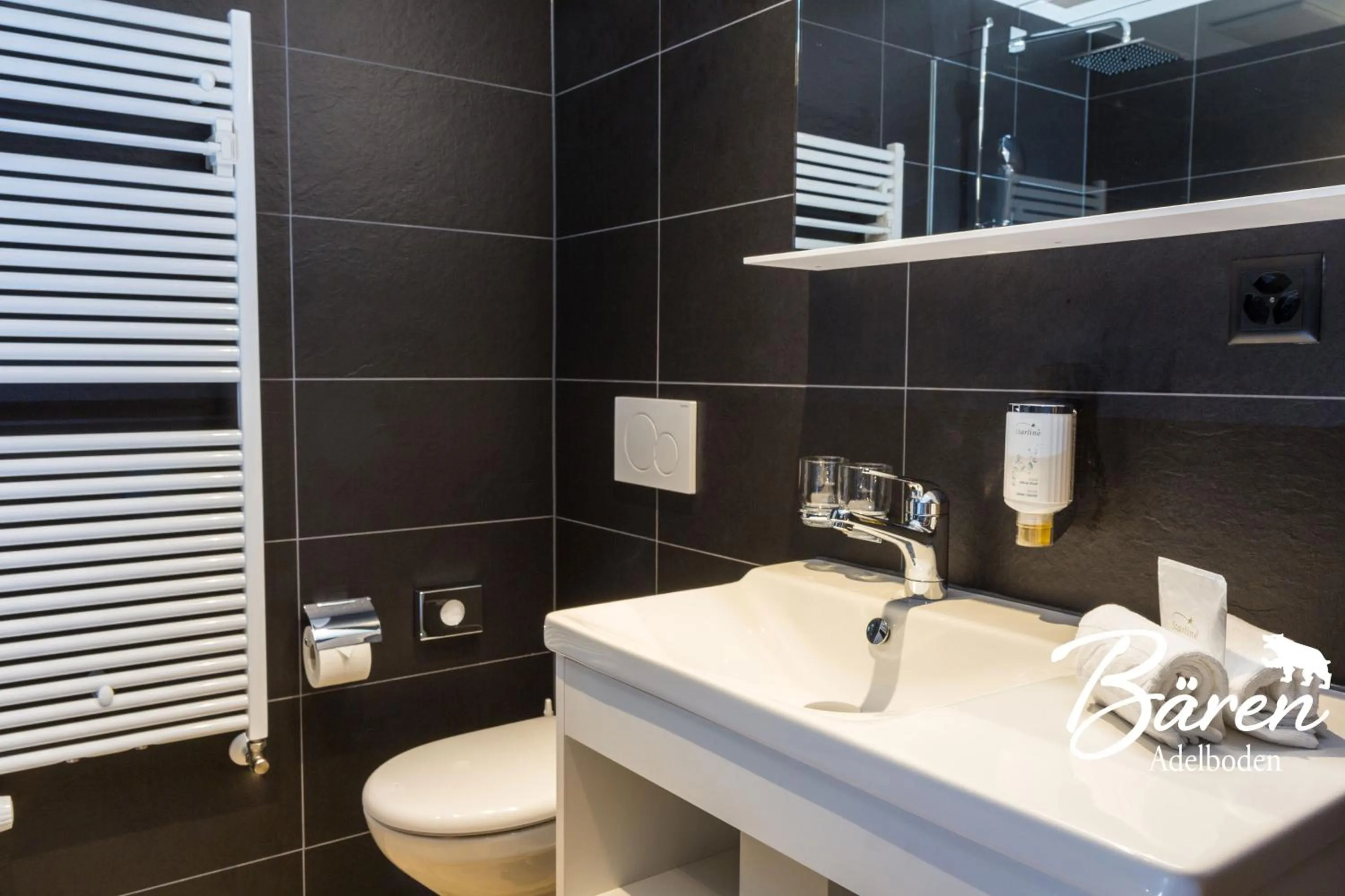 Toilet in Hotel Bären