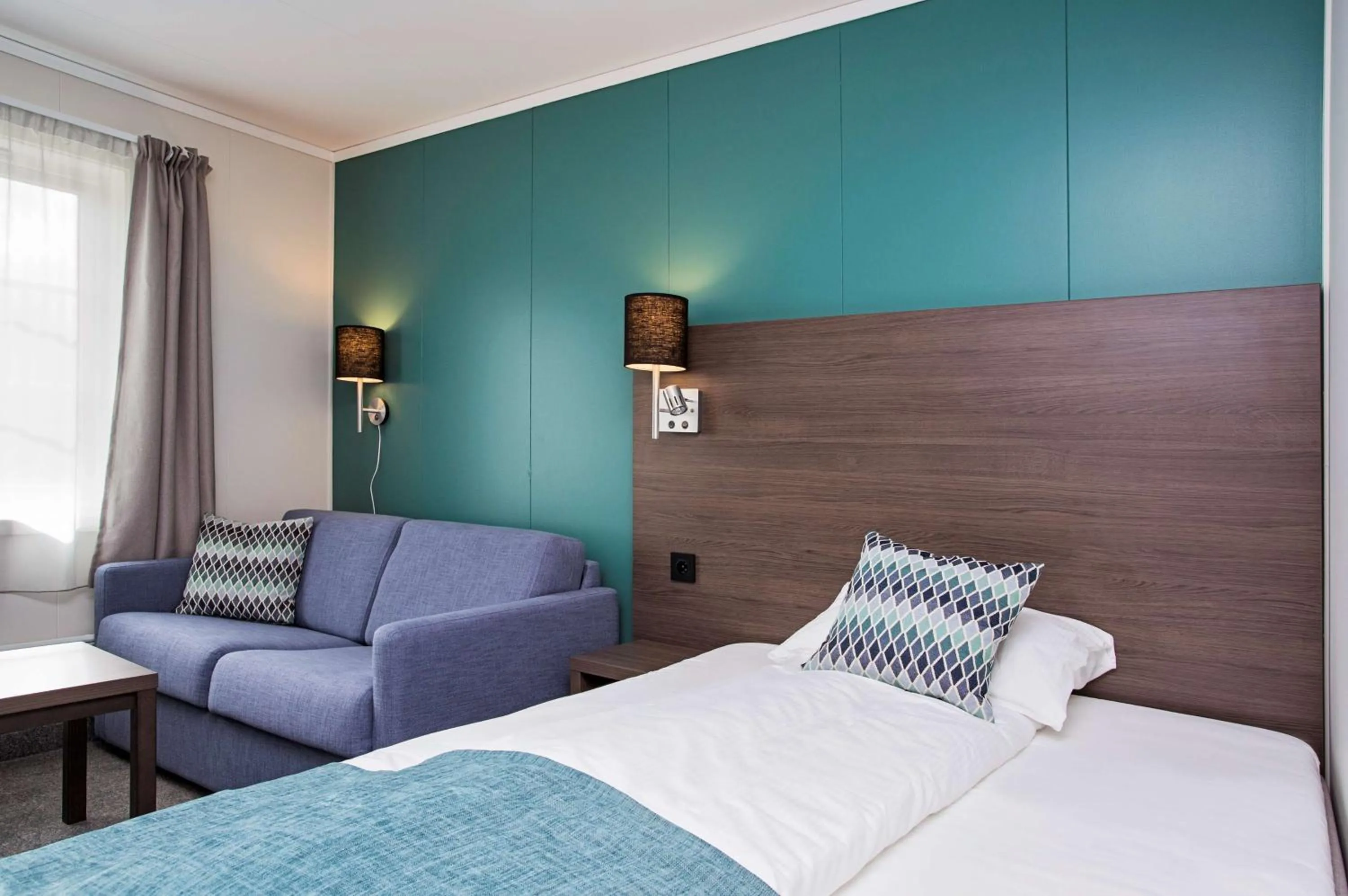 Bedroom, Bed in Scandic Leknes Lofoten