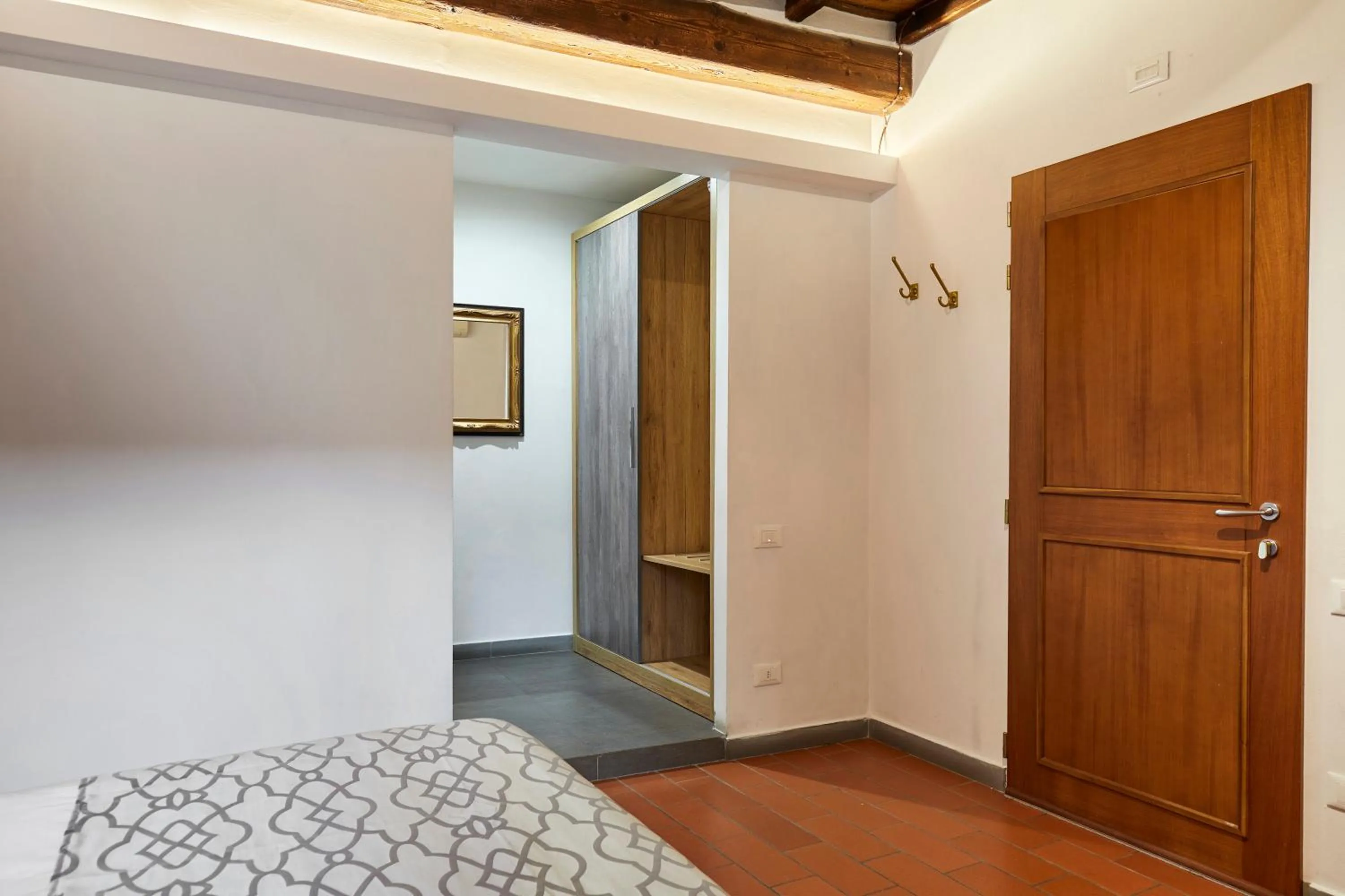 Patio, Bed in Sette Angeli Rooms