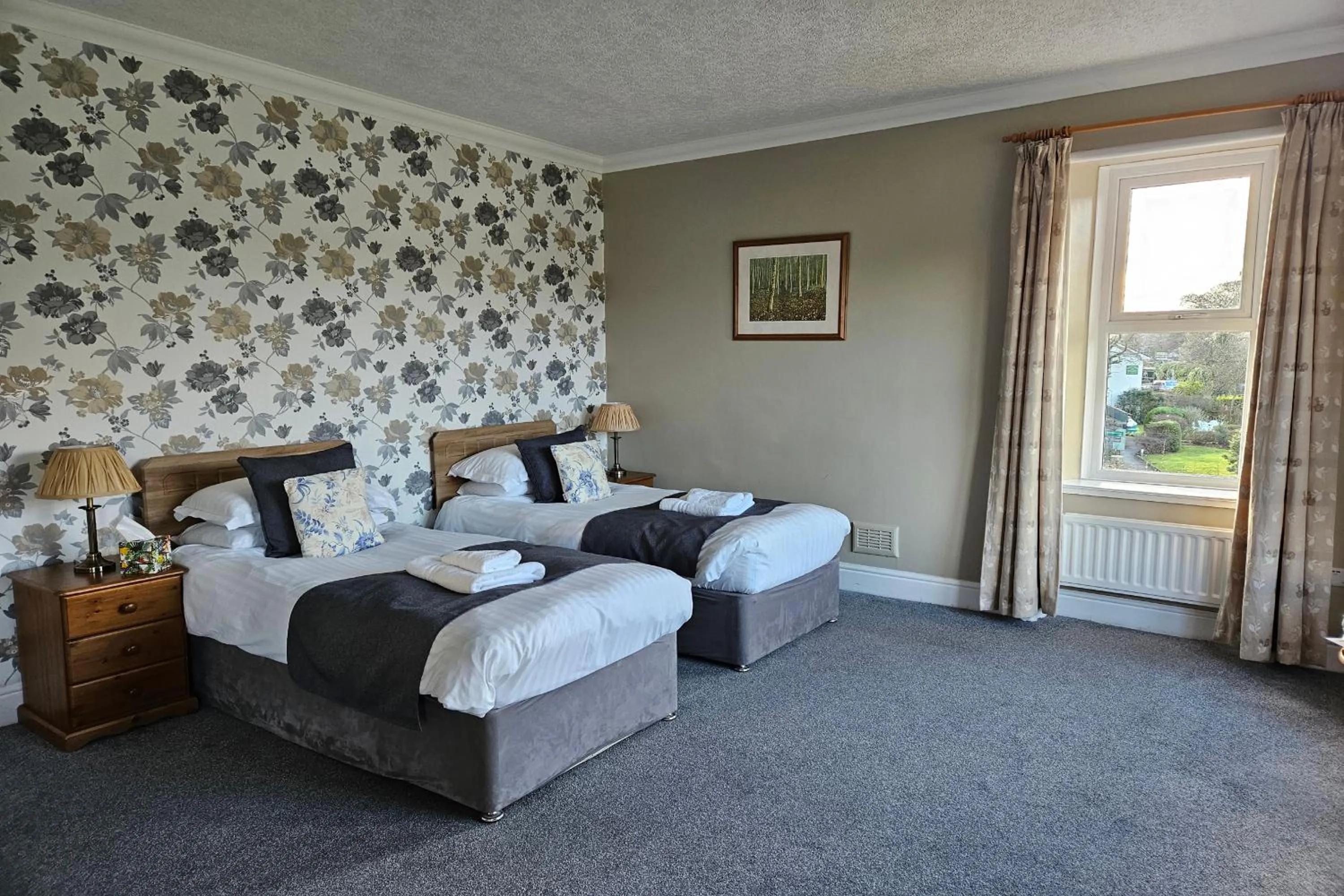 Bedroom, Bed in Brathay Lodge