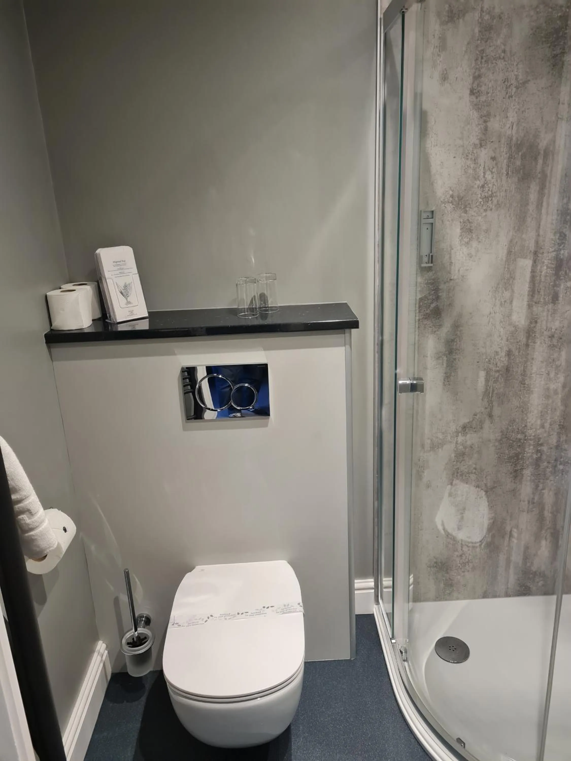 Shower in Brathay Lodge