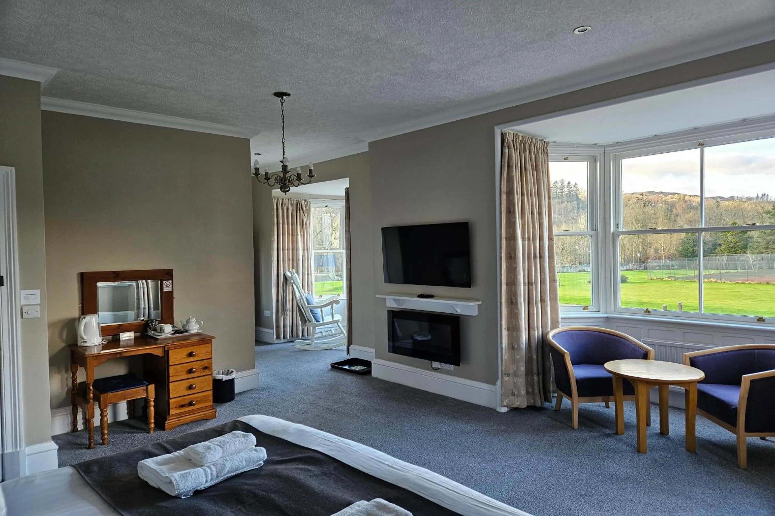 Seating area in Brathay Lodge