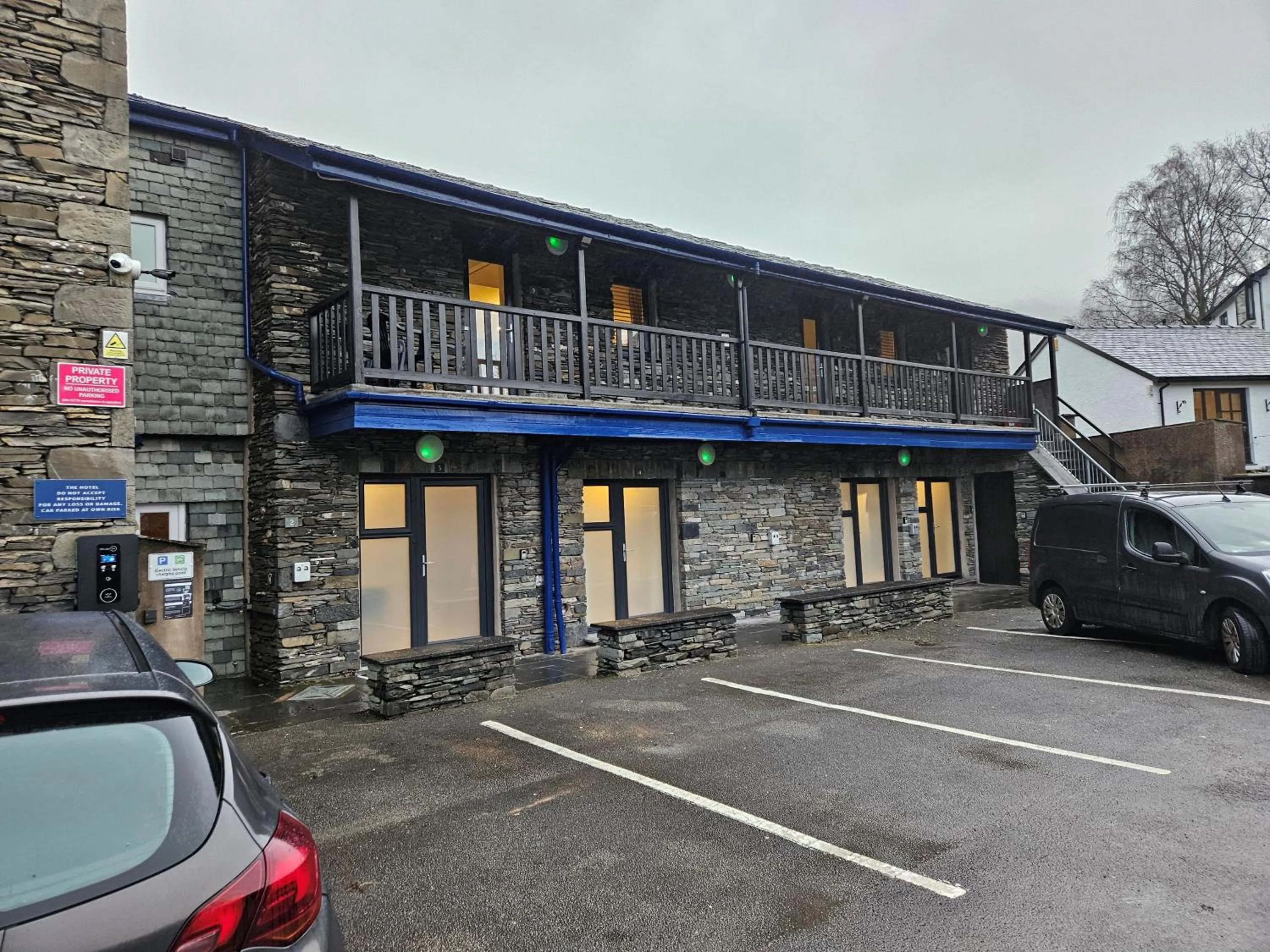 Facade/entrance in Brathay Lodge