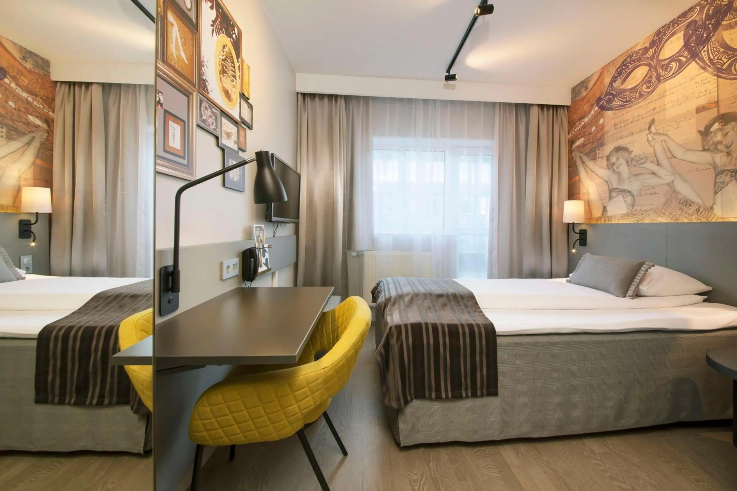 Bedroom, Bed in Scandic St. Olavs Plass