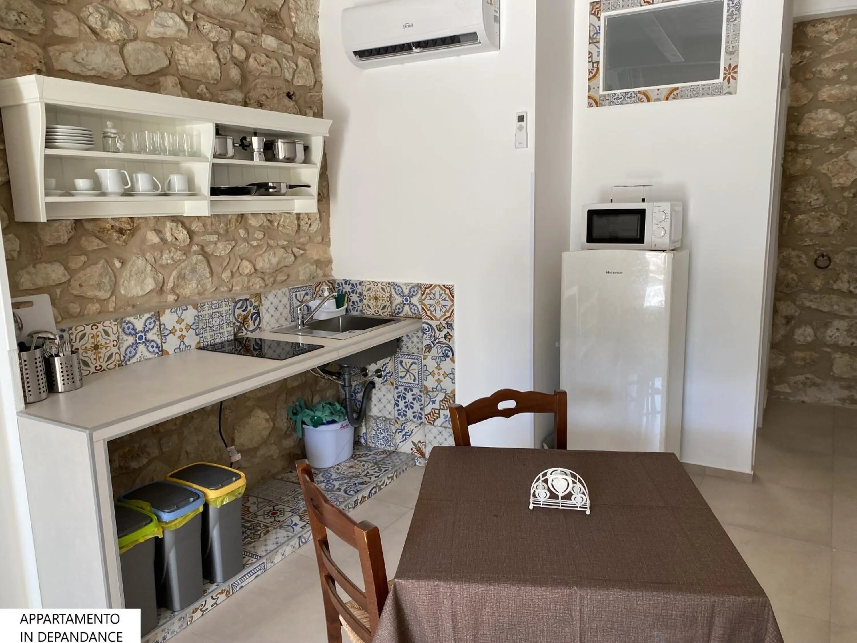 Kitchen or kitchenette in Tenute Plaia Agriturismo