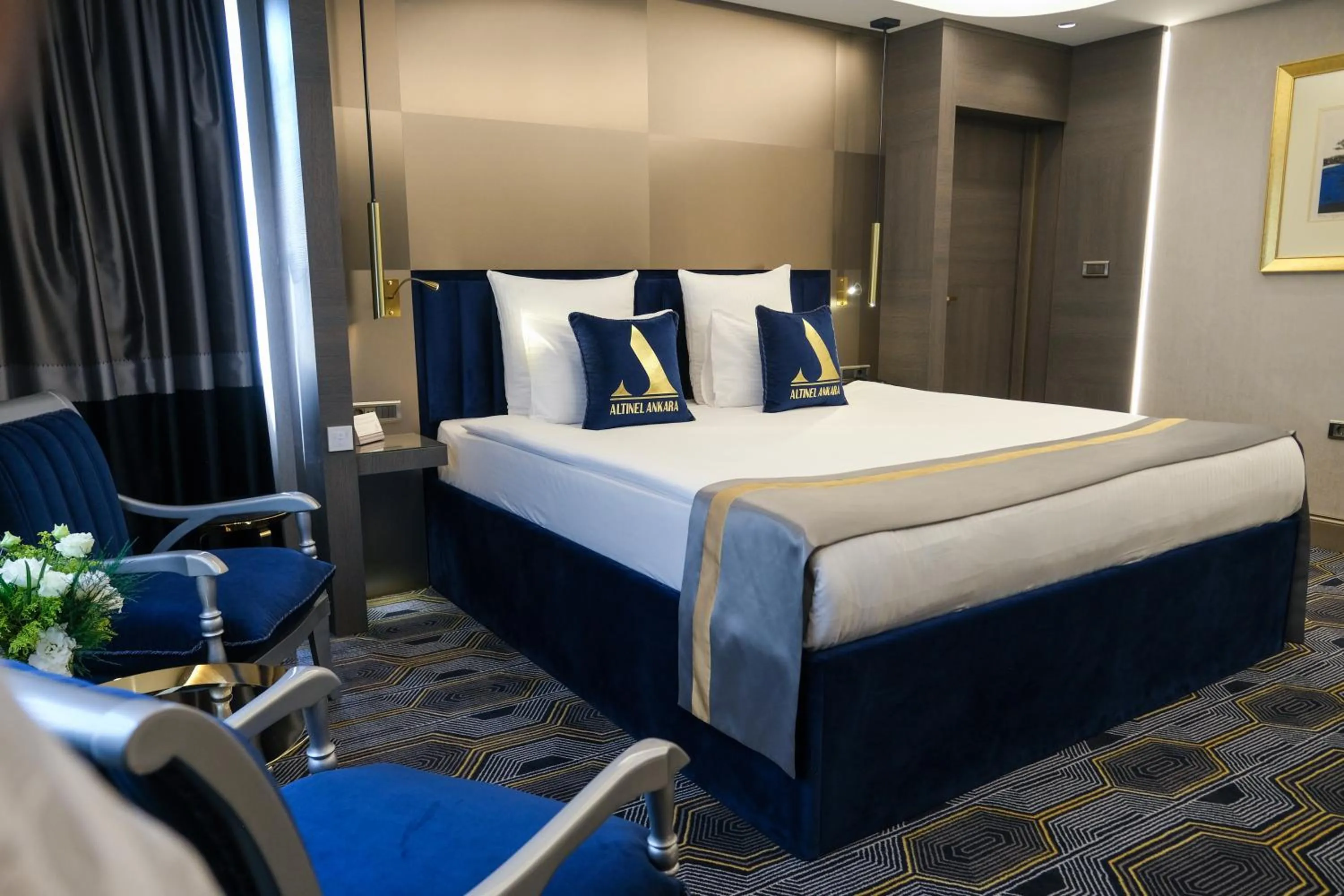 Bed in Altinel Ankara Hotel & Convention Center